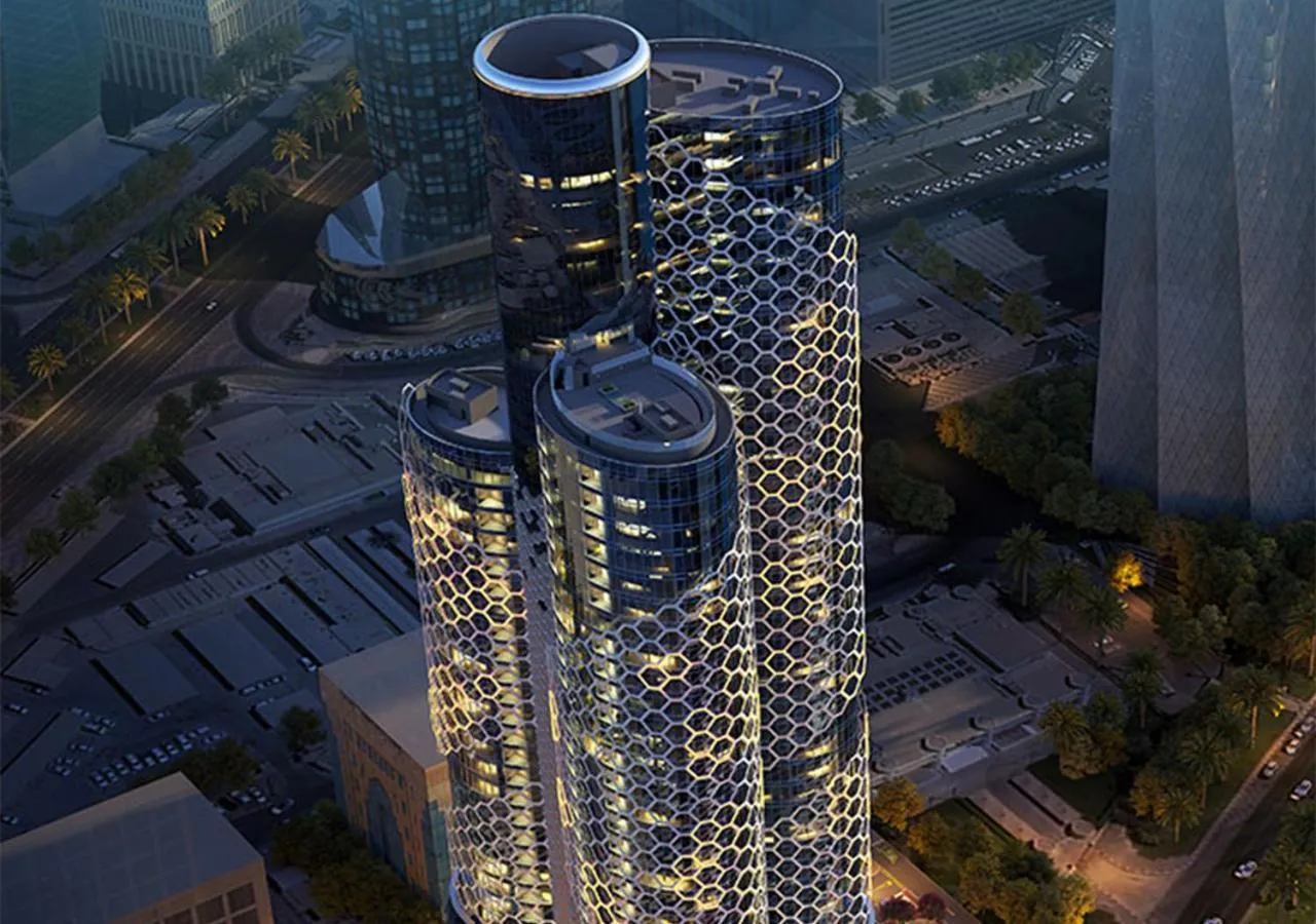 Property building in Swissôtel Corniche Park Towers Doha