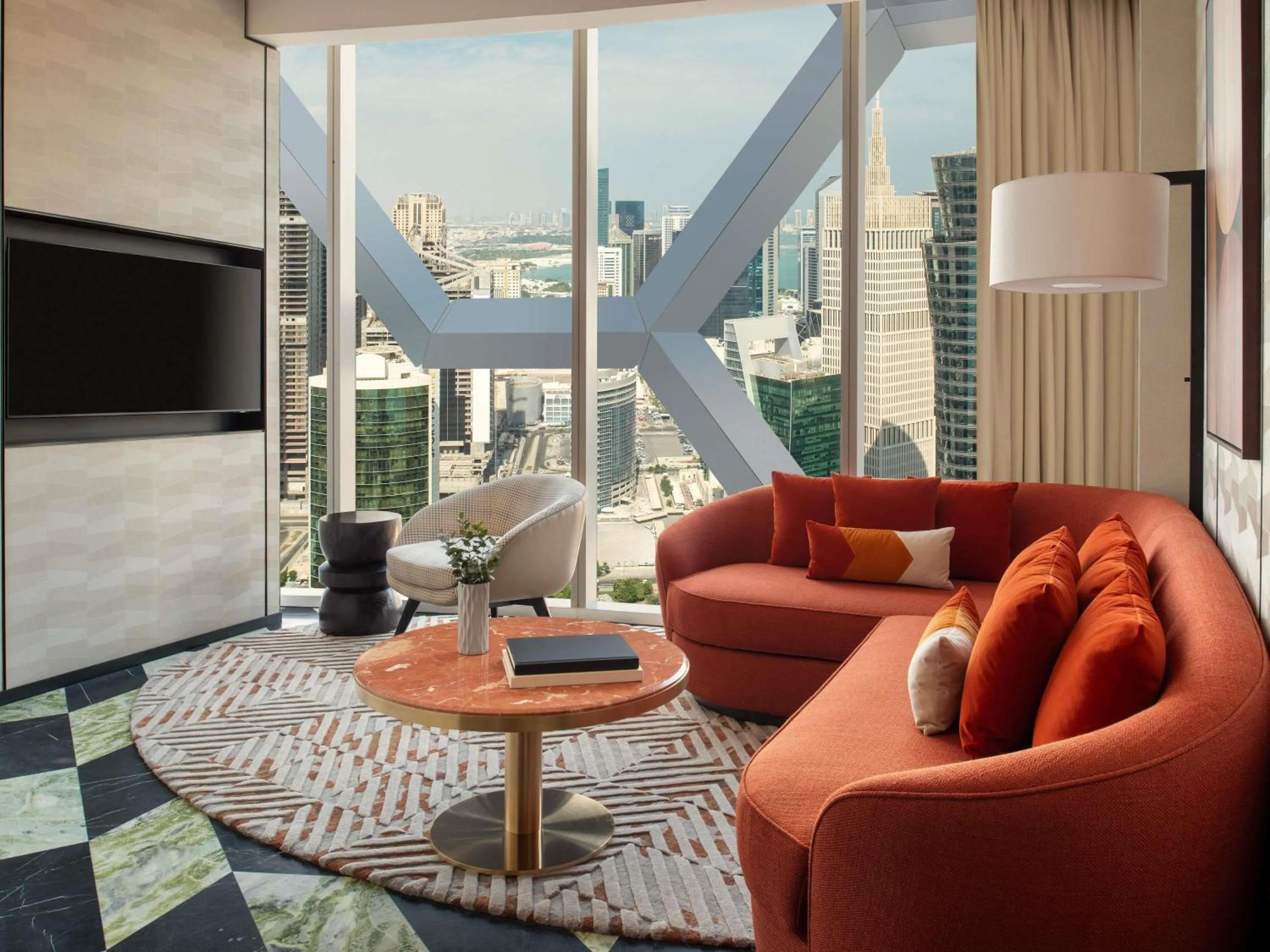 Bedroom in Swissôtel Corniche Park Towers Doha