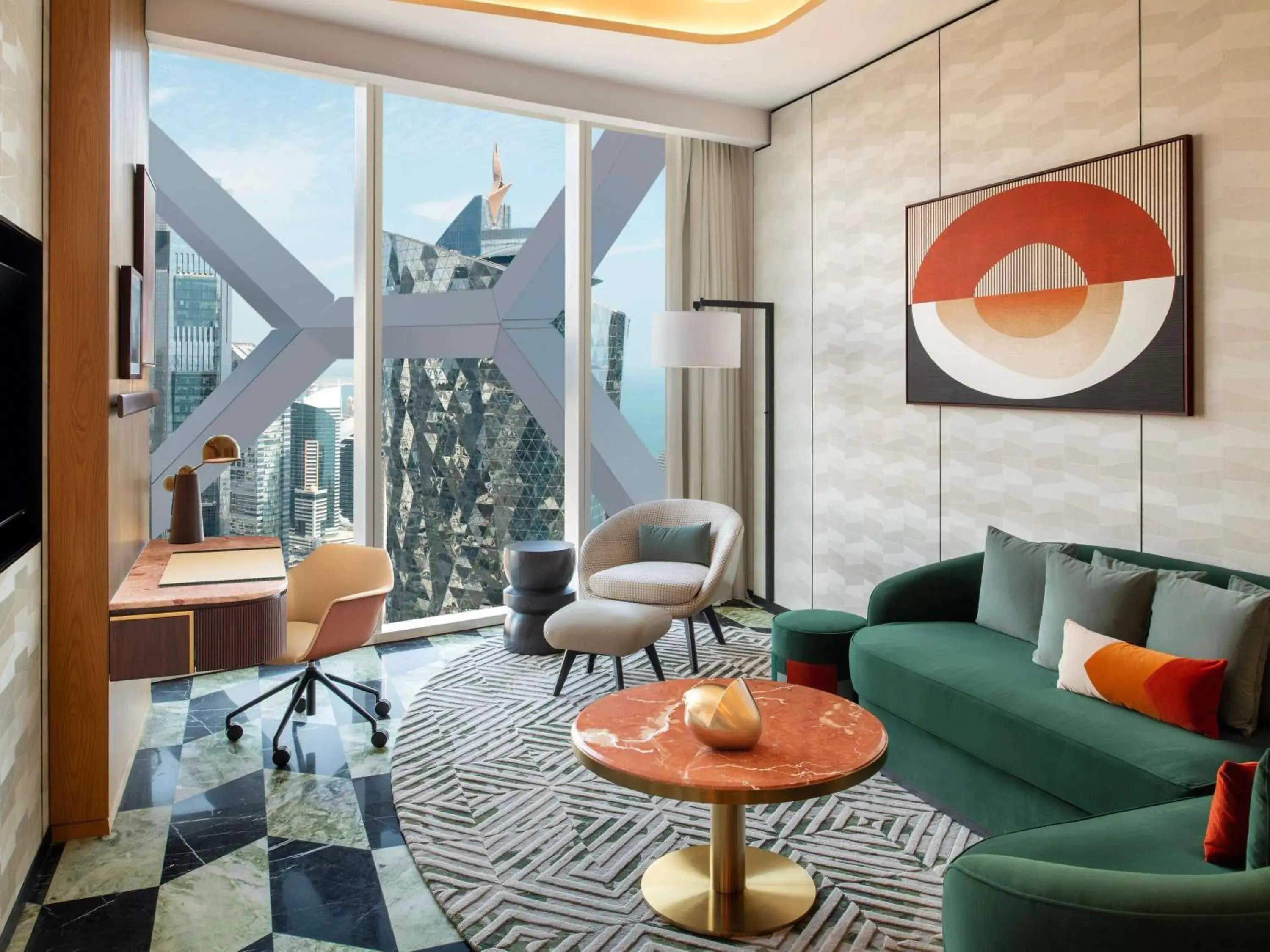 Bedroom in Swissôtel Corniche Park Towers Doha Bedroom in Swissôtel Corniche Park Towers Doha