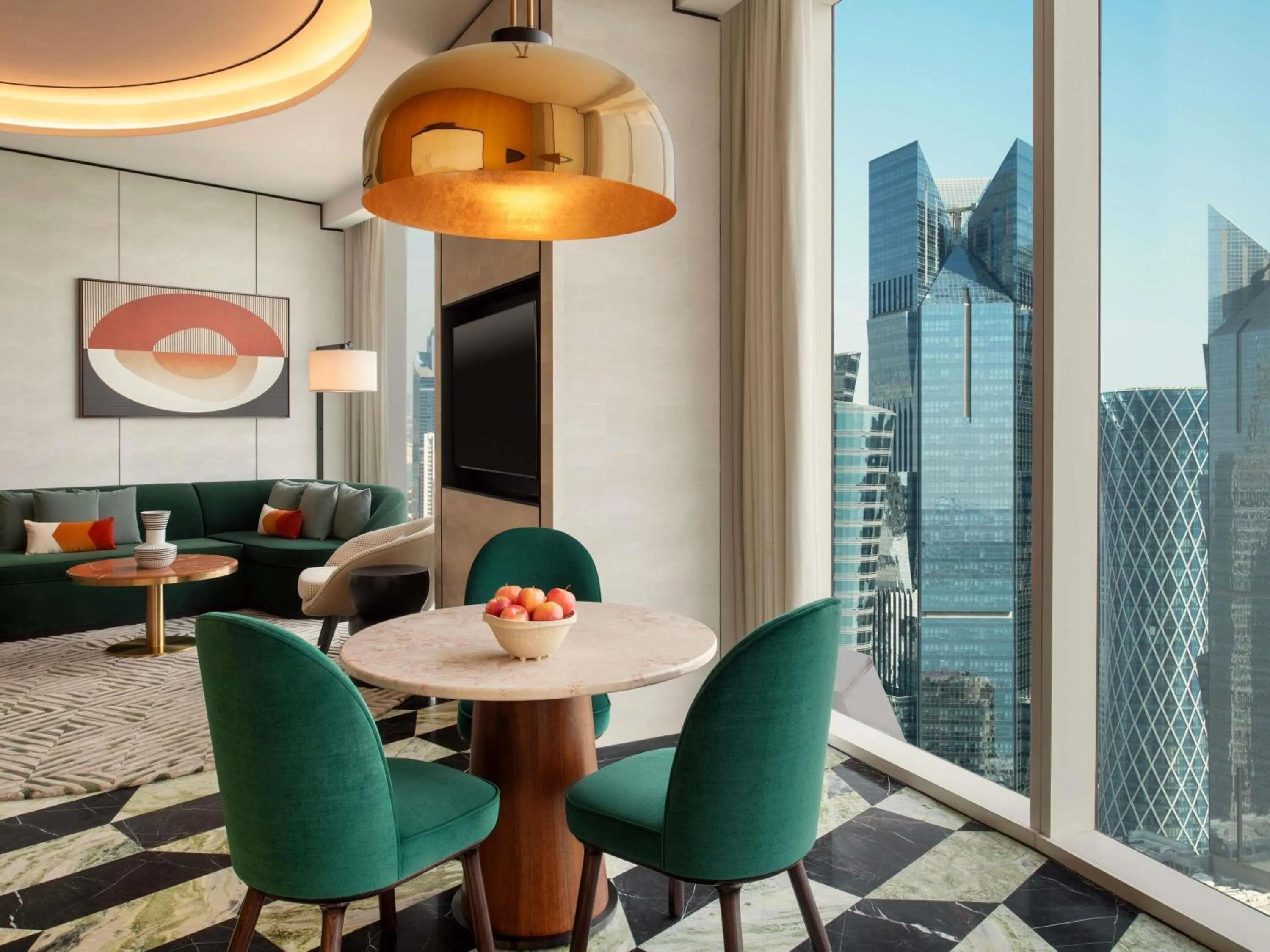 Bedroom in Swissôtel Corniche Park Towers Doha