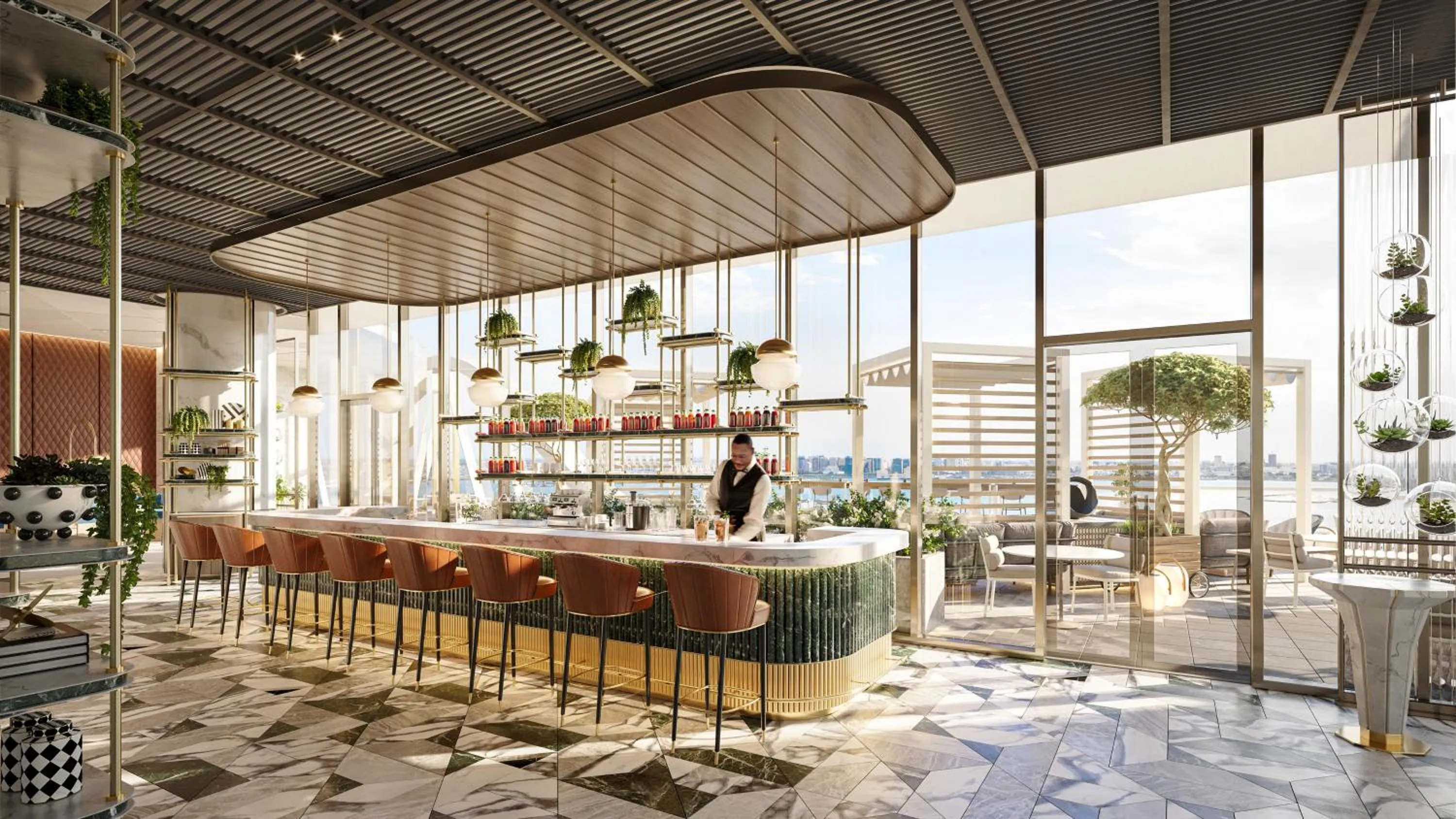 Restaurant/places to eat in Swissôtel Corniche Park Towers Doha