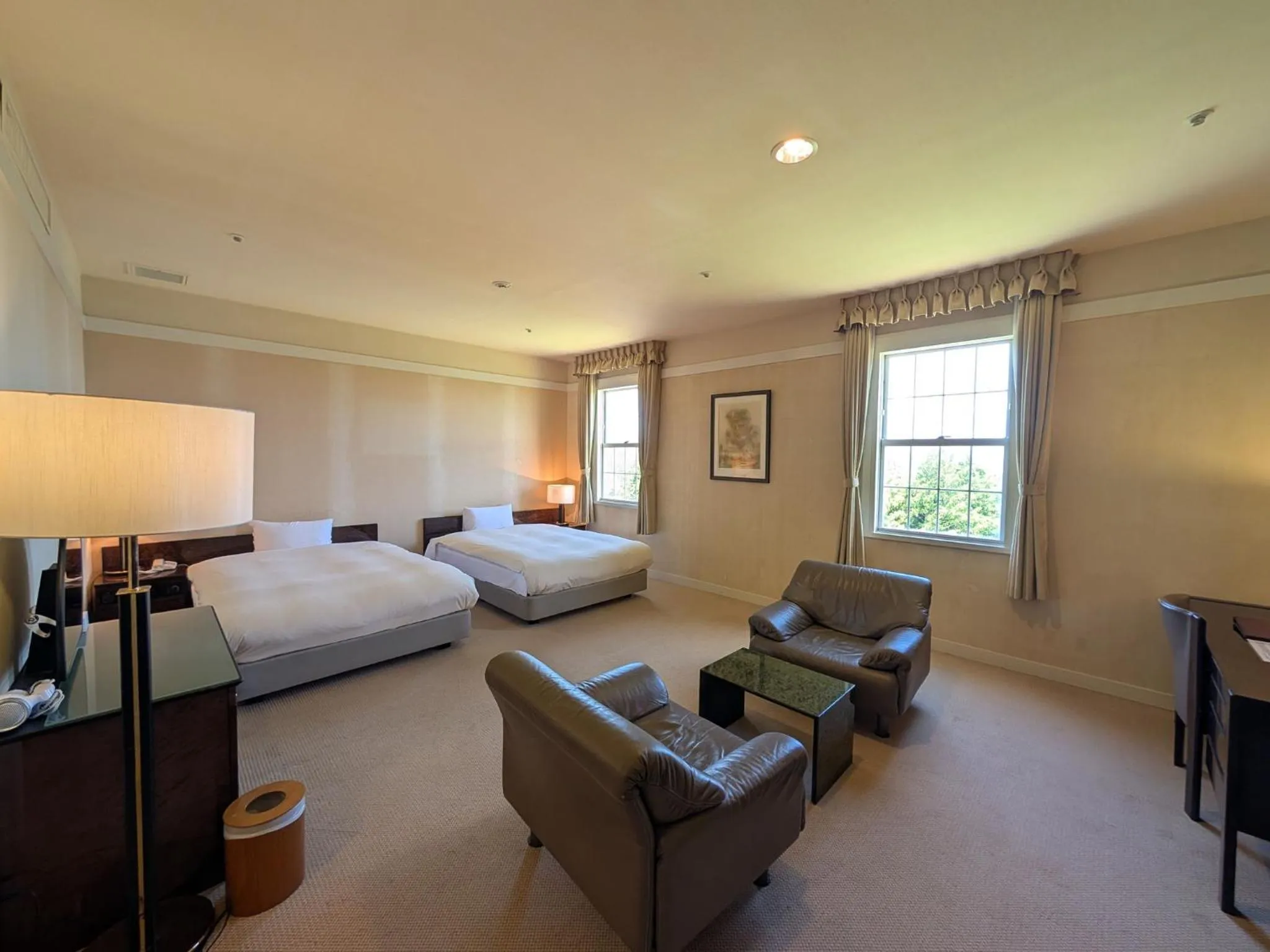 Bed in Yugashima Golf Club & Hotel Resort