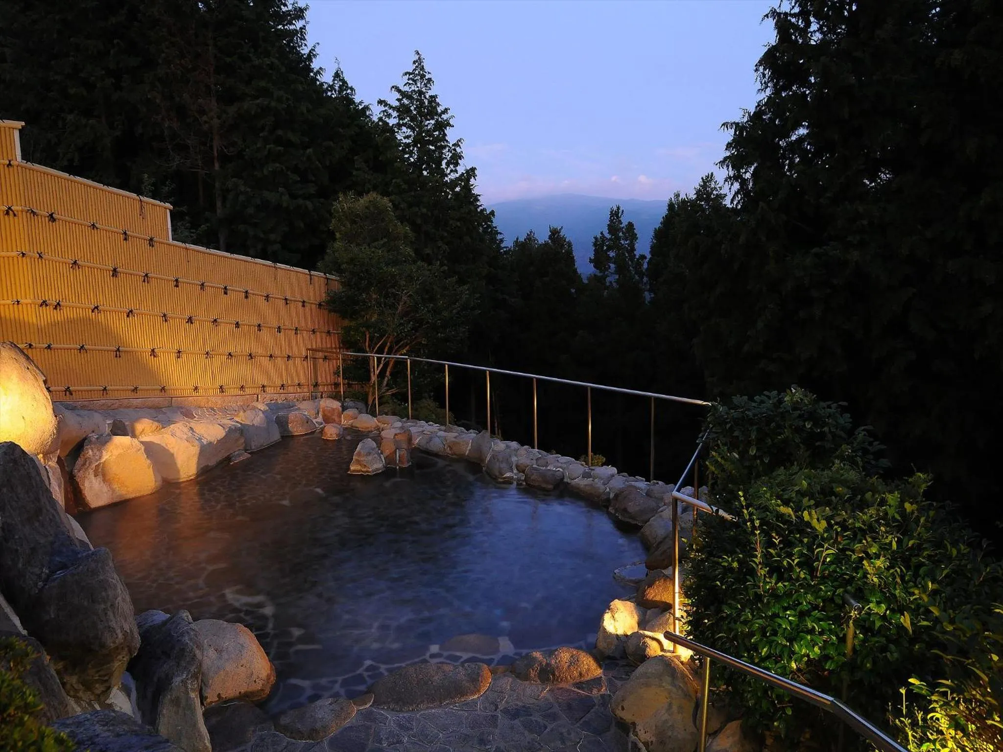 Open Air Bath in Yugashima Golf Club & Hotel Resort