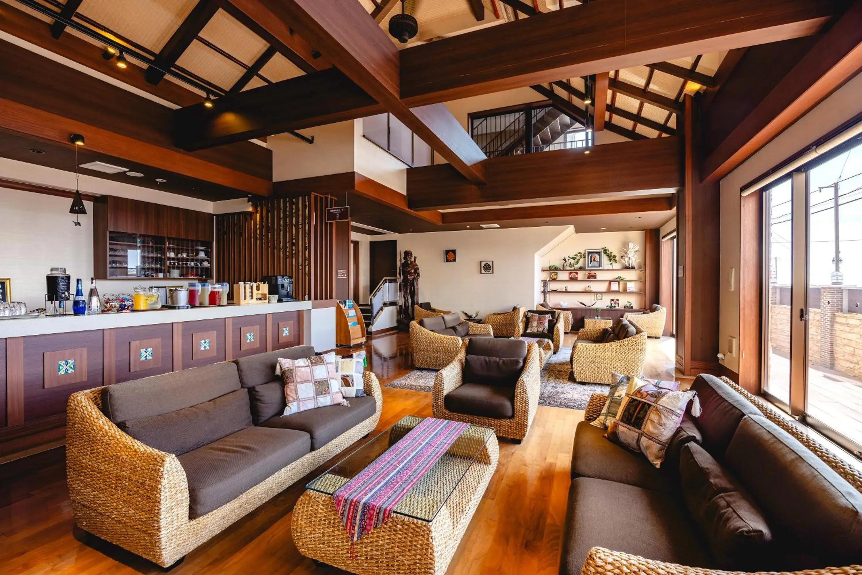 Lounge or bar in Shinyu no Yado SAZANA Lounge or bar in Shinyu no Yado SAZANA