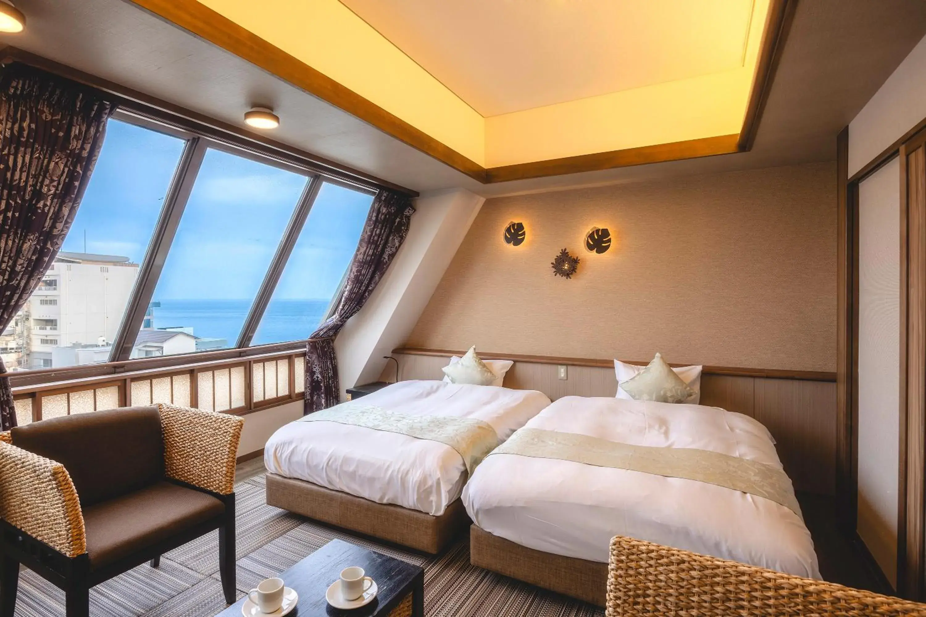 Standard Twin Room in Shinyu no Yado SAZANA Standard Twin Room in Shinyu no Yado SAZANA