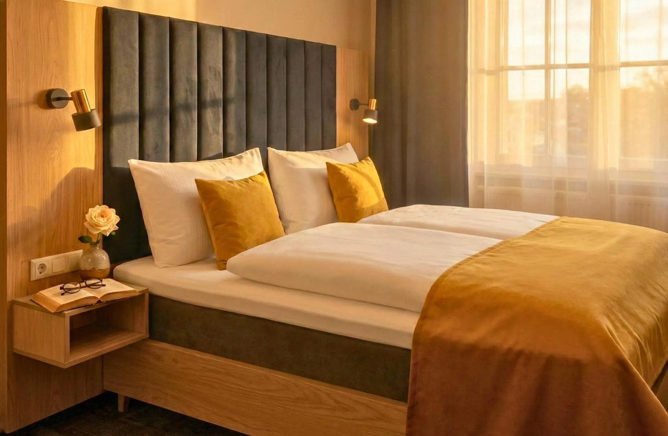 Bedroom, Bed in H24 Parkhotel Thale