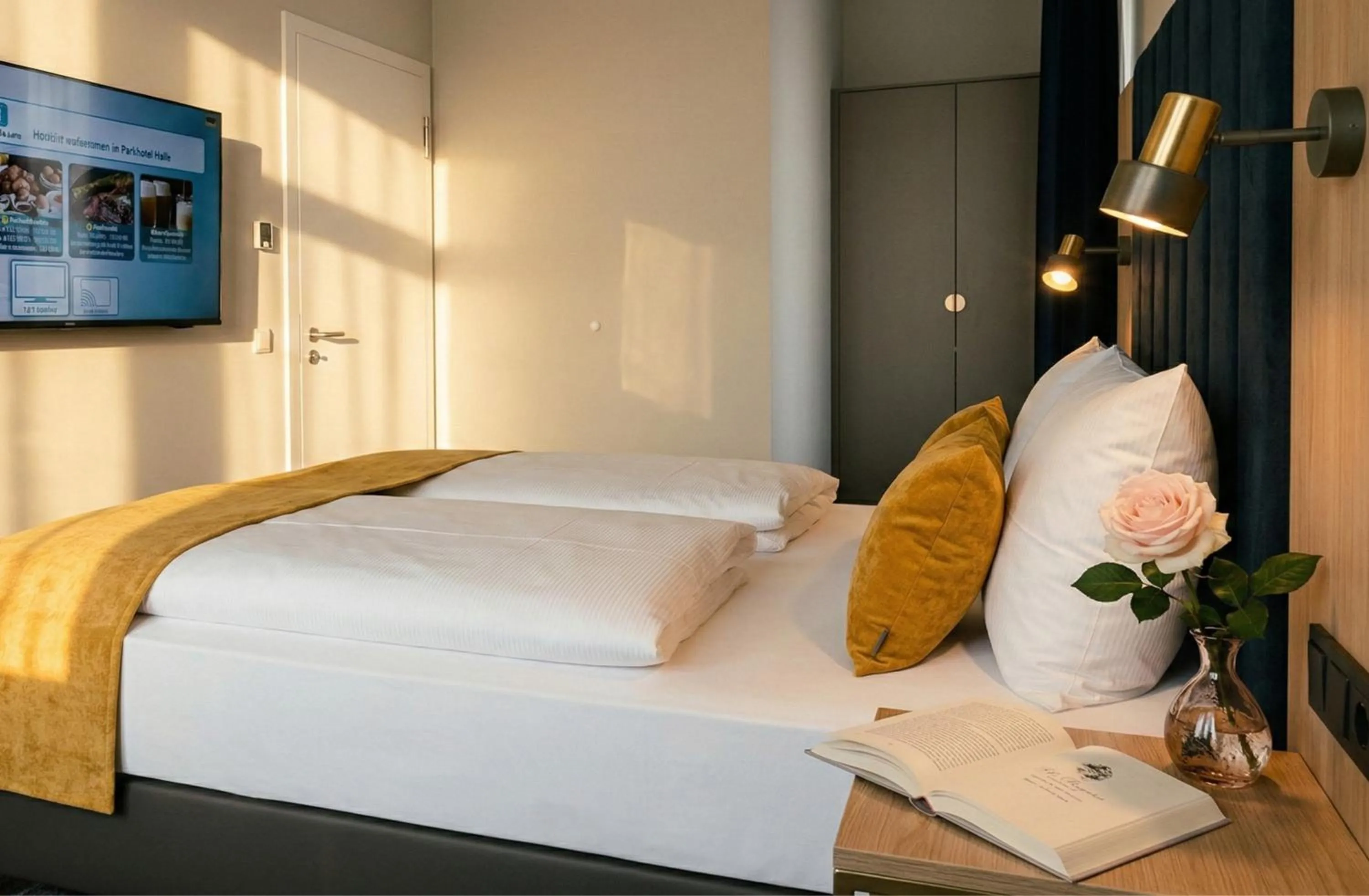 Bedroom, Bed in H24 Parkhotel Thale
