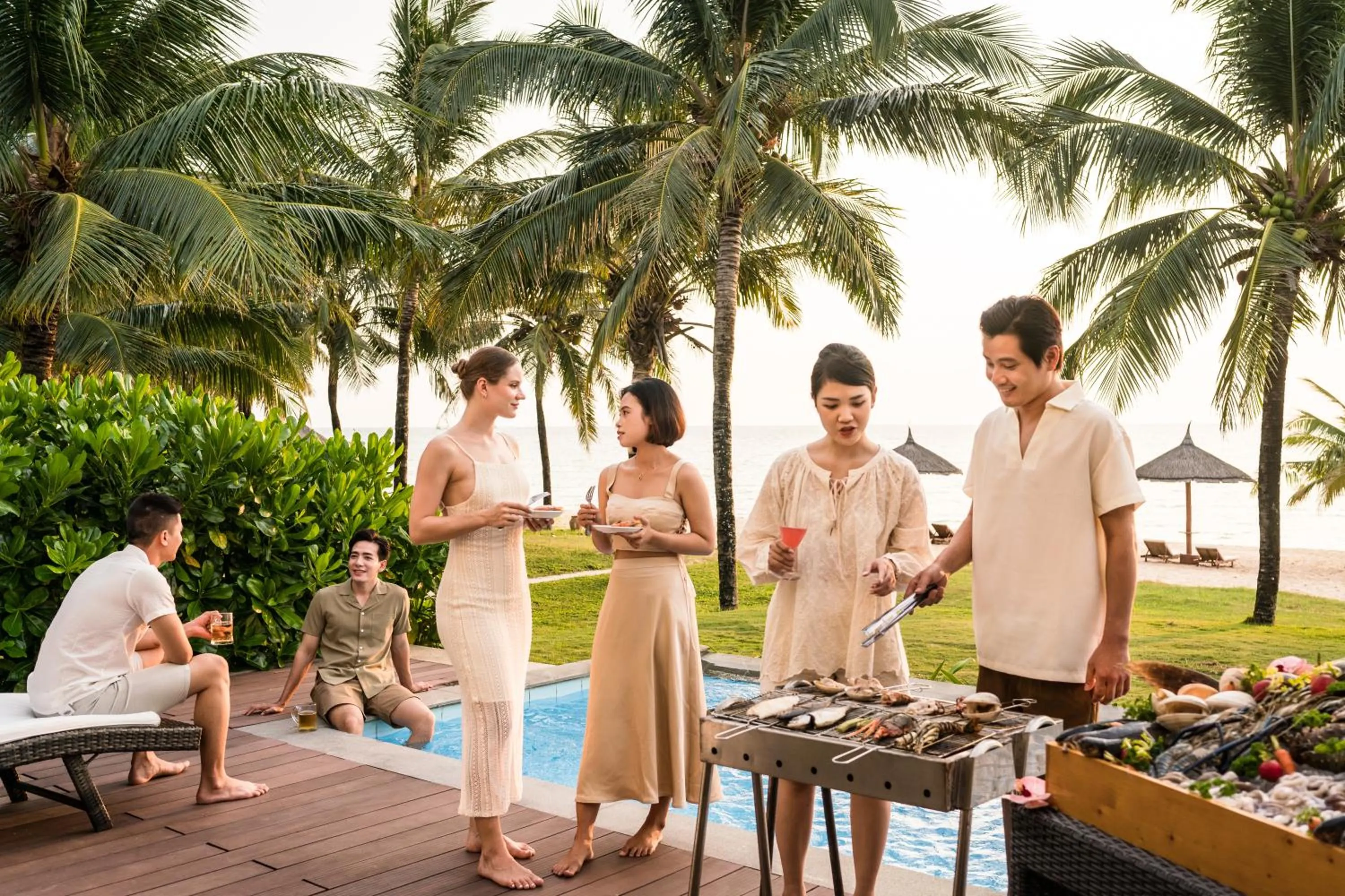 BBQ facilities in Sheraton Phu Quoc Long Beach Resort