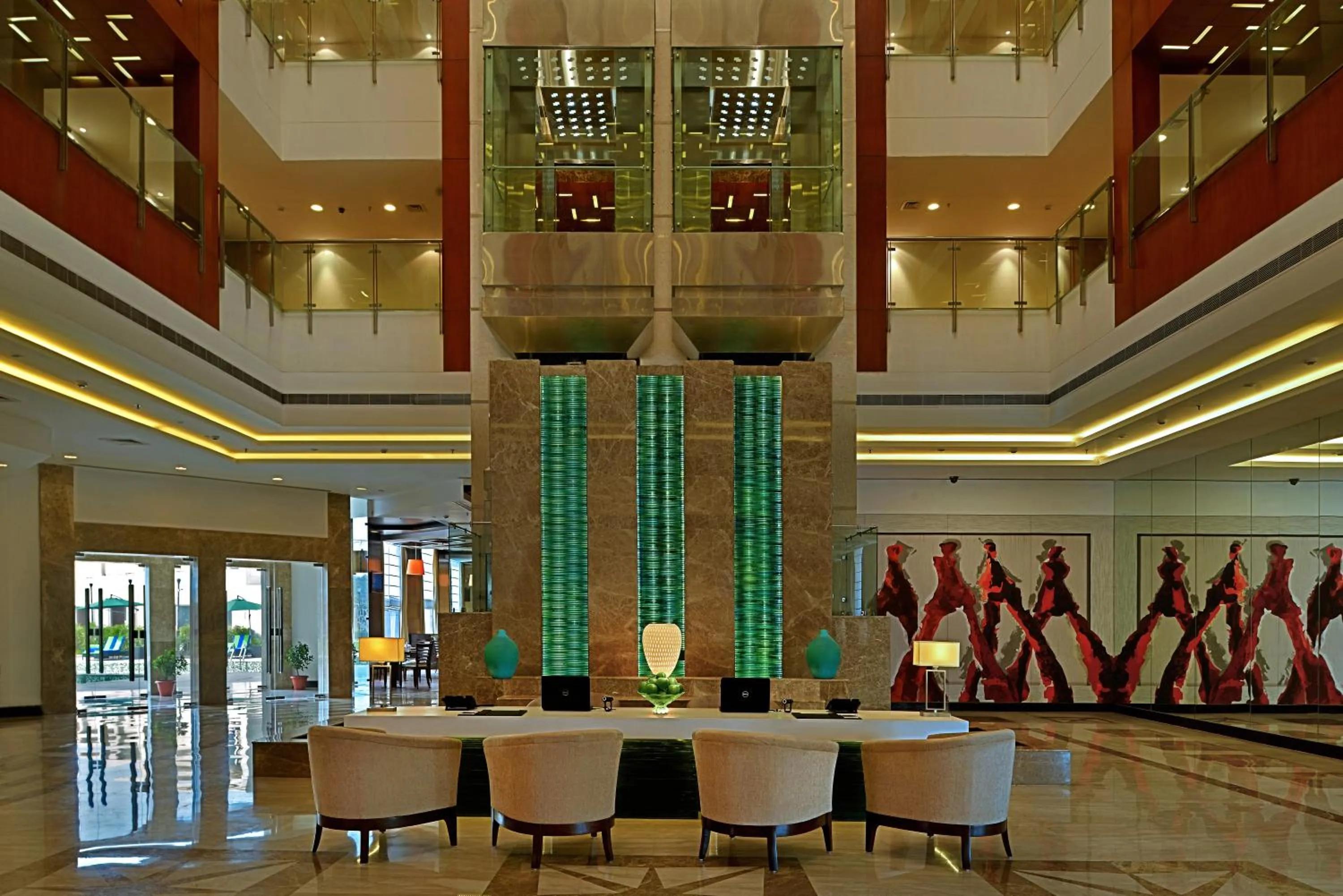 Lobby or reception in Fortune Park Orange, Sidhrawali, Gurugram - Member ITC Hotels' Group