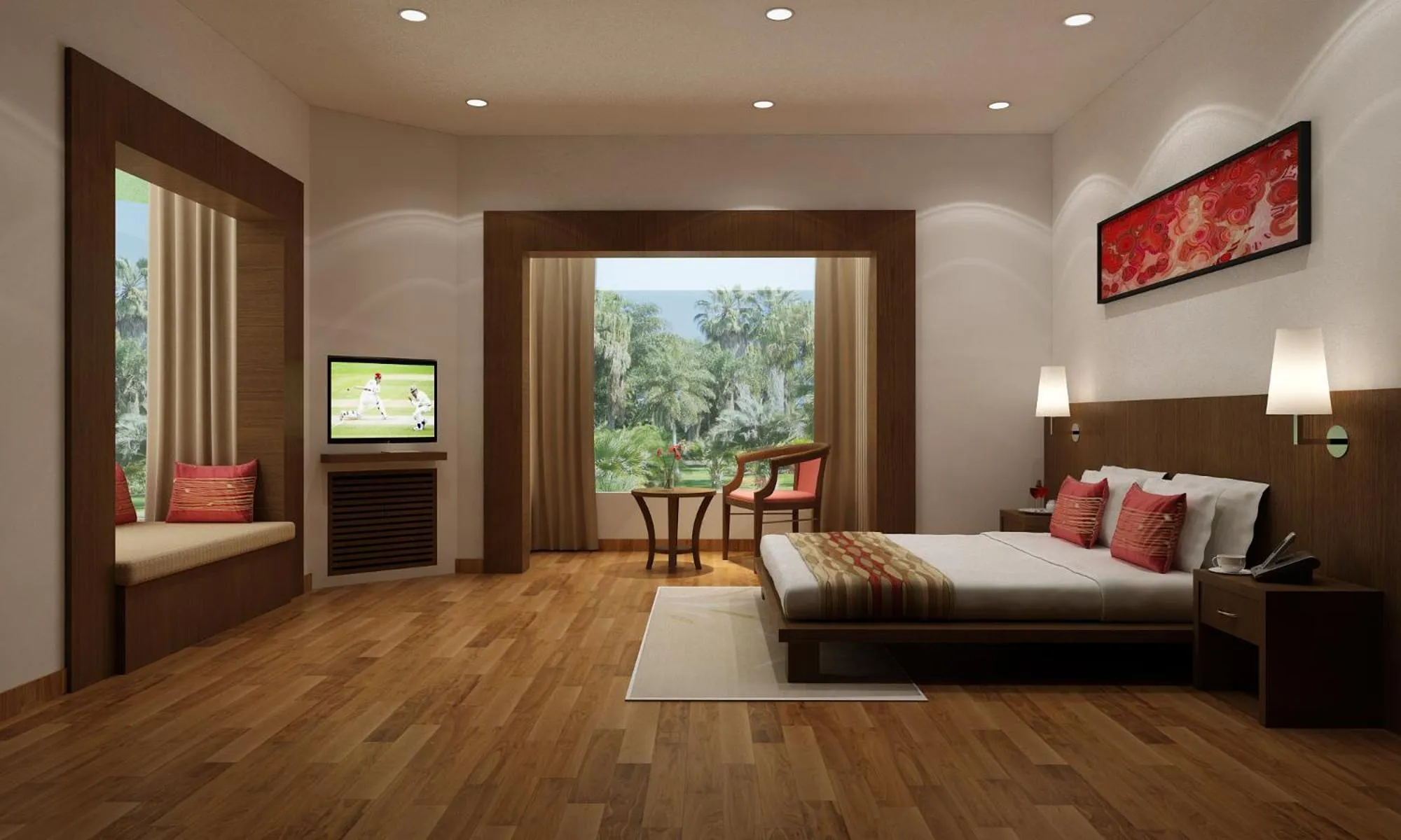 Bedroom, Bed in Lemon Tree Hotel Alwar,Sariska