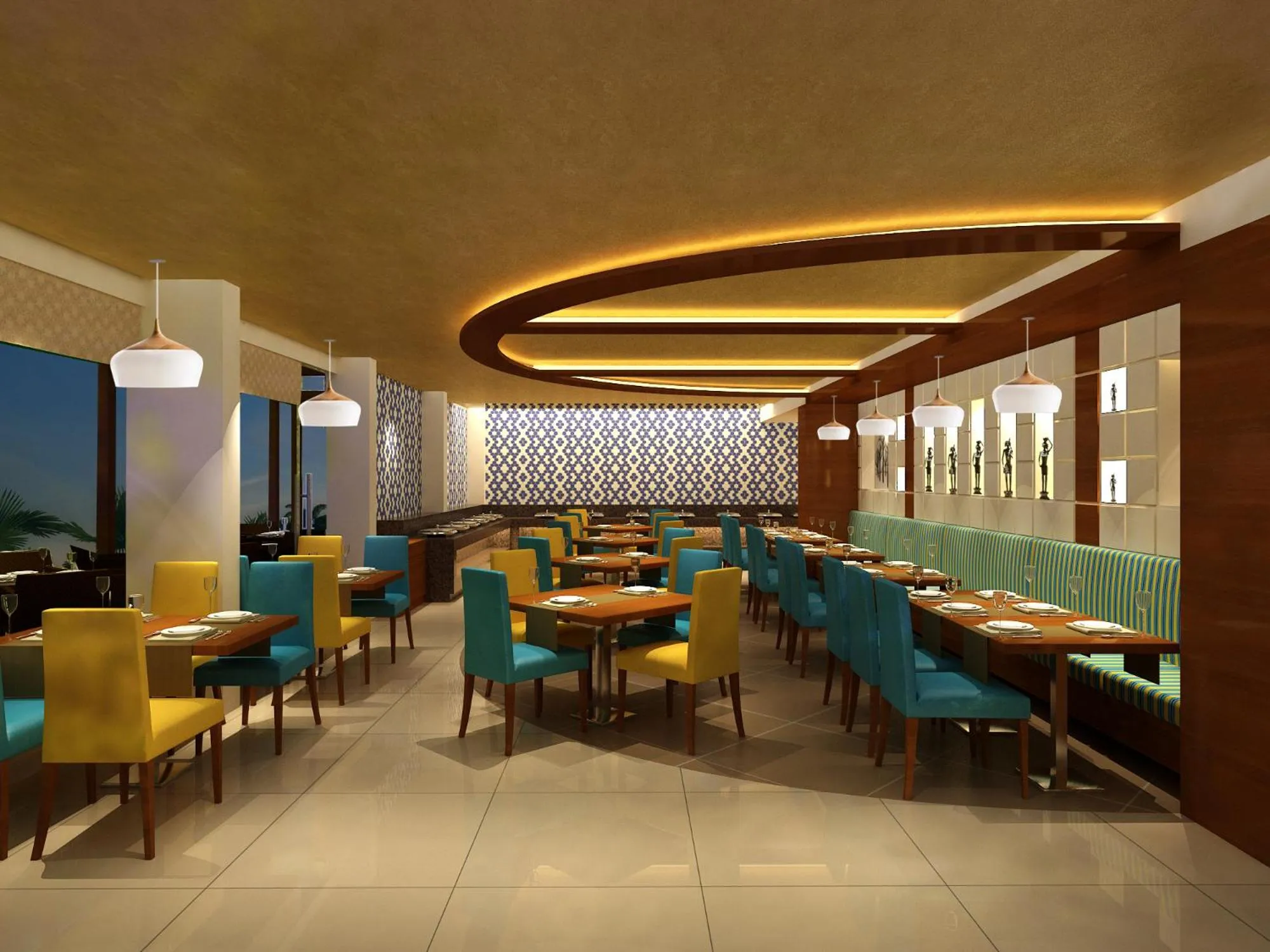 Breakfast in Lemon Tree Hotel Alwar,Sariska