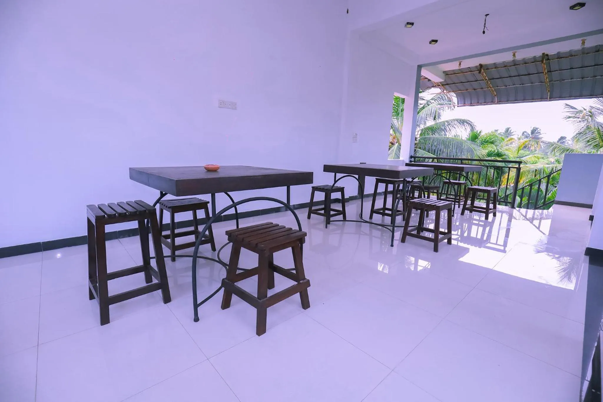 Seating area in Tinara River Inn, Weligama