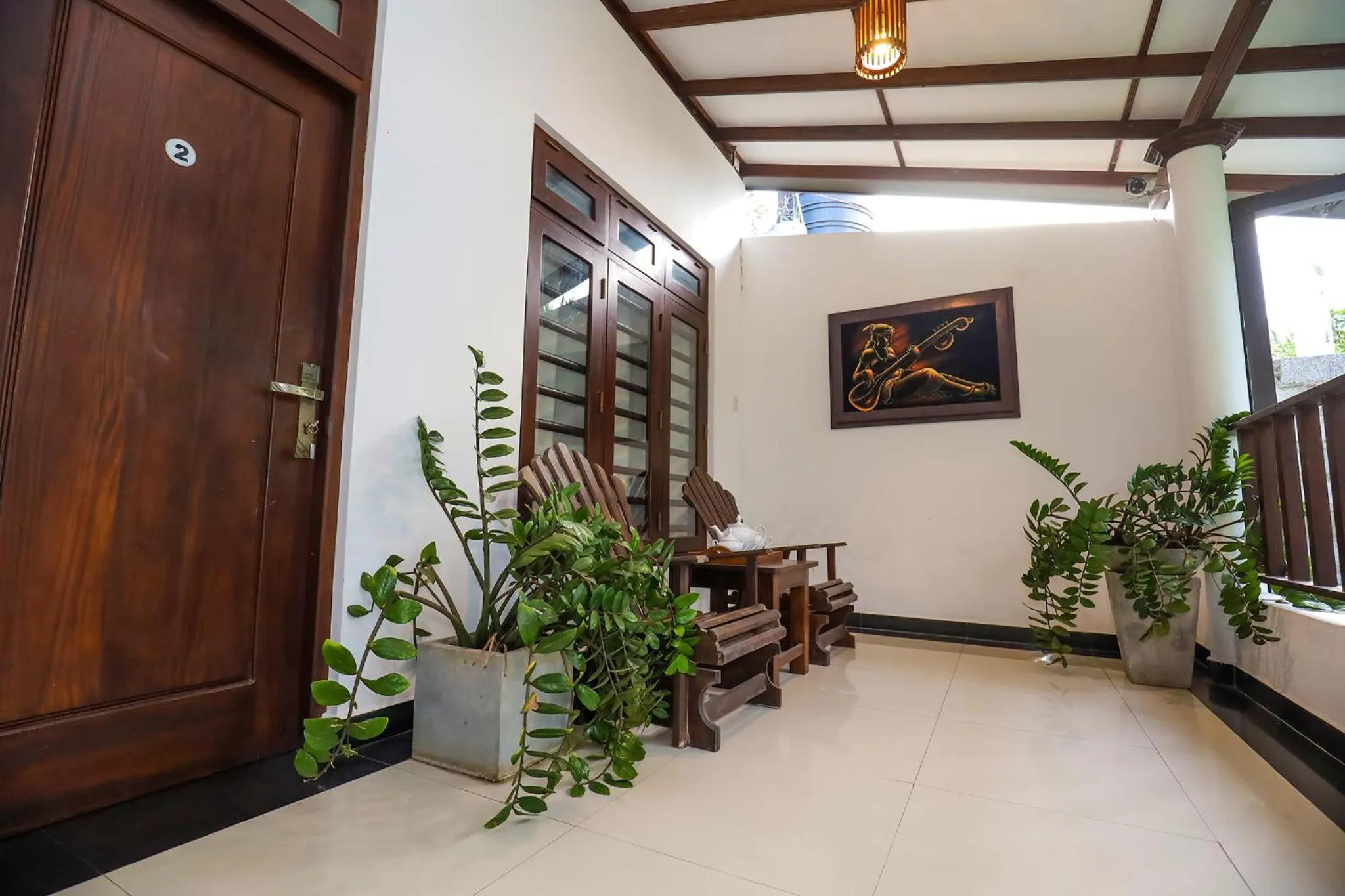 Balcony/Terrace in Tinara River Inn, Weligama