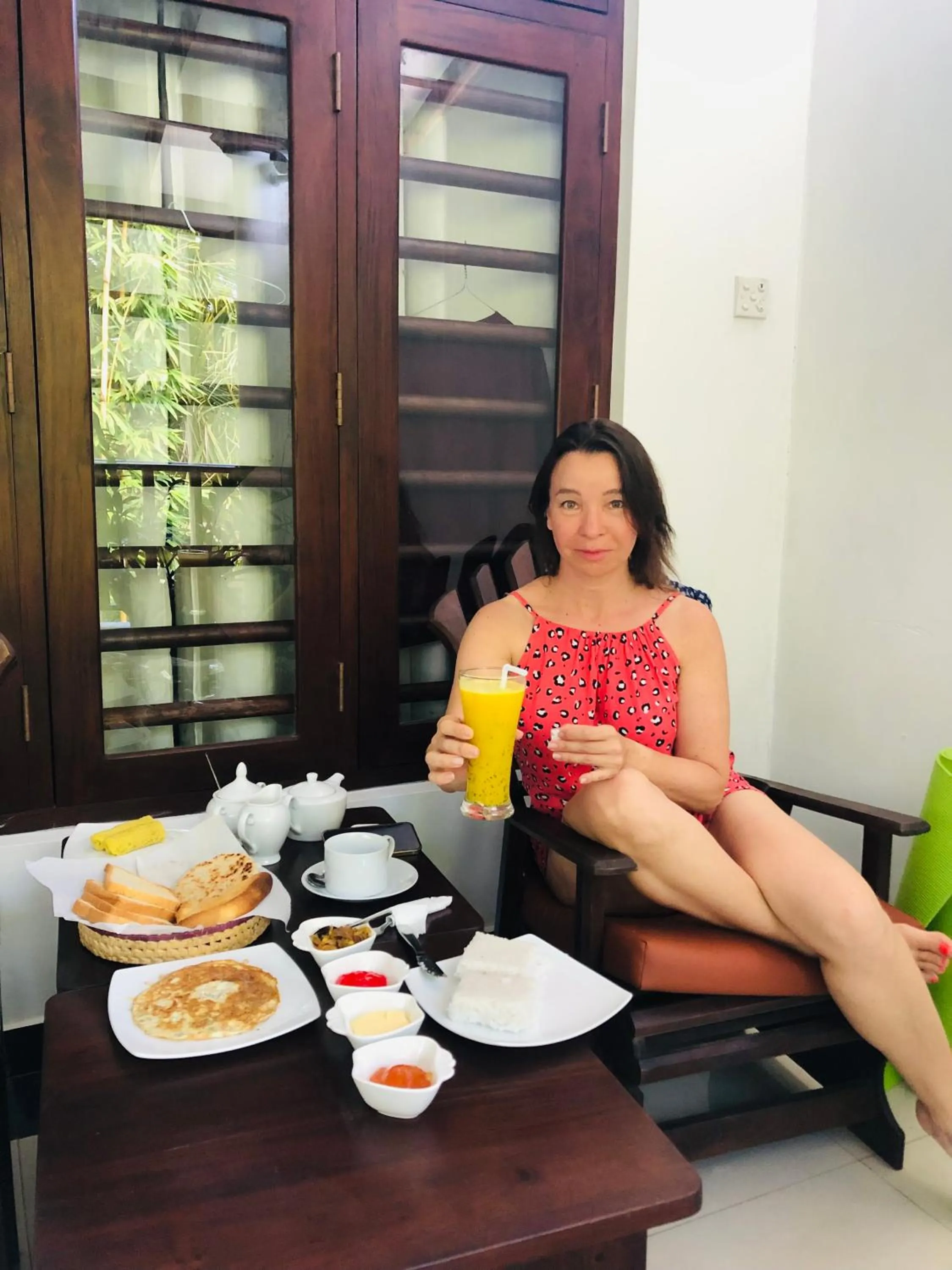 Breakfast in Tinara River Inn, Weligama
