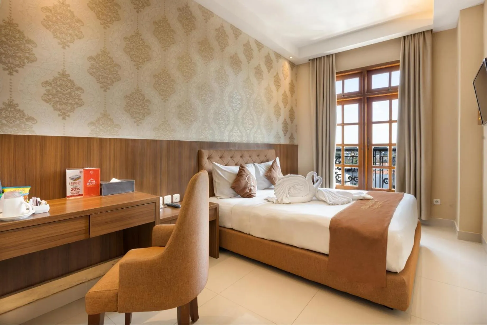 Bed in Prima In Hotel Malioboro