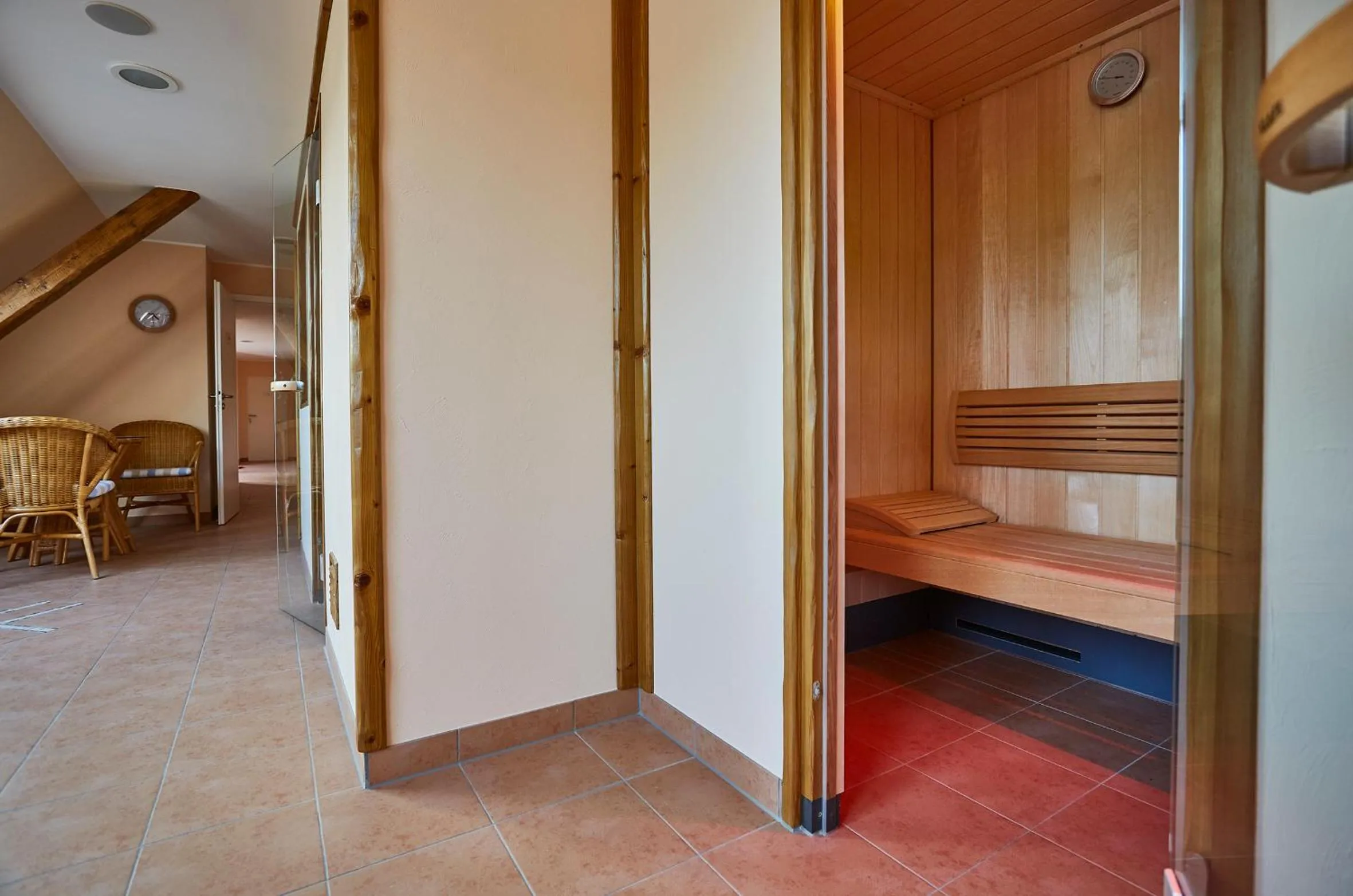 Sauna, Bed in Schwalbennest