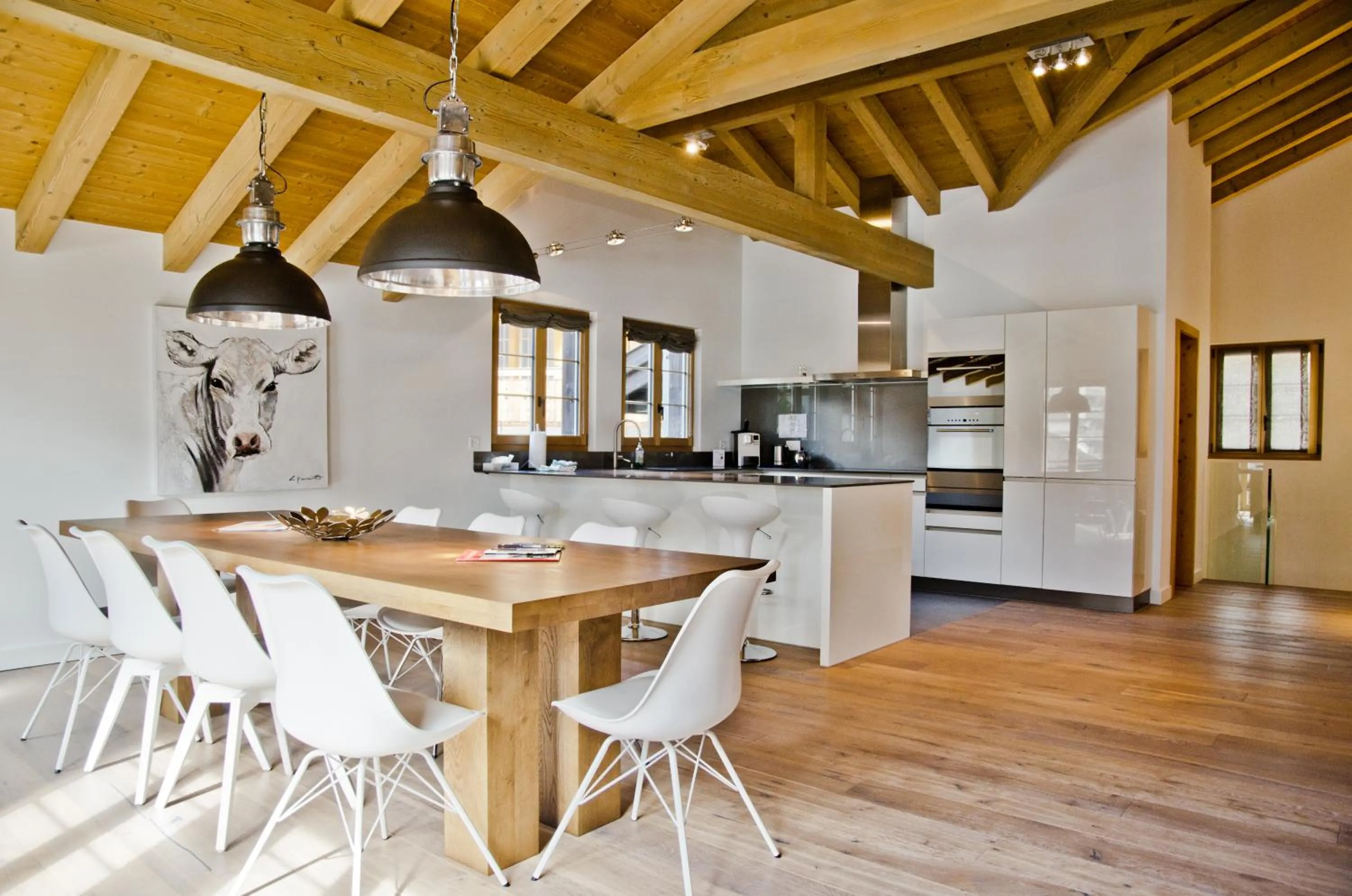 Dining area in Apartment Fortuna 5.5 - GriwaRent AG