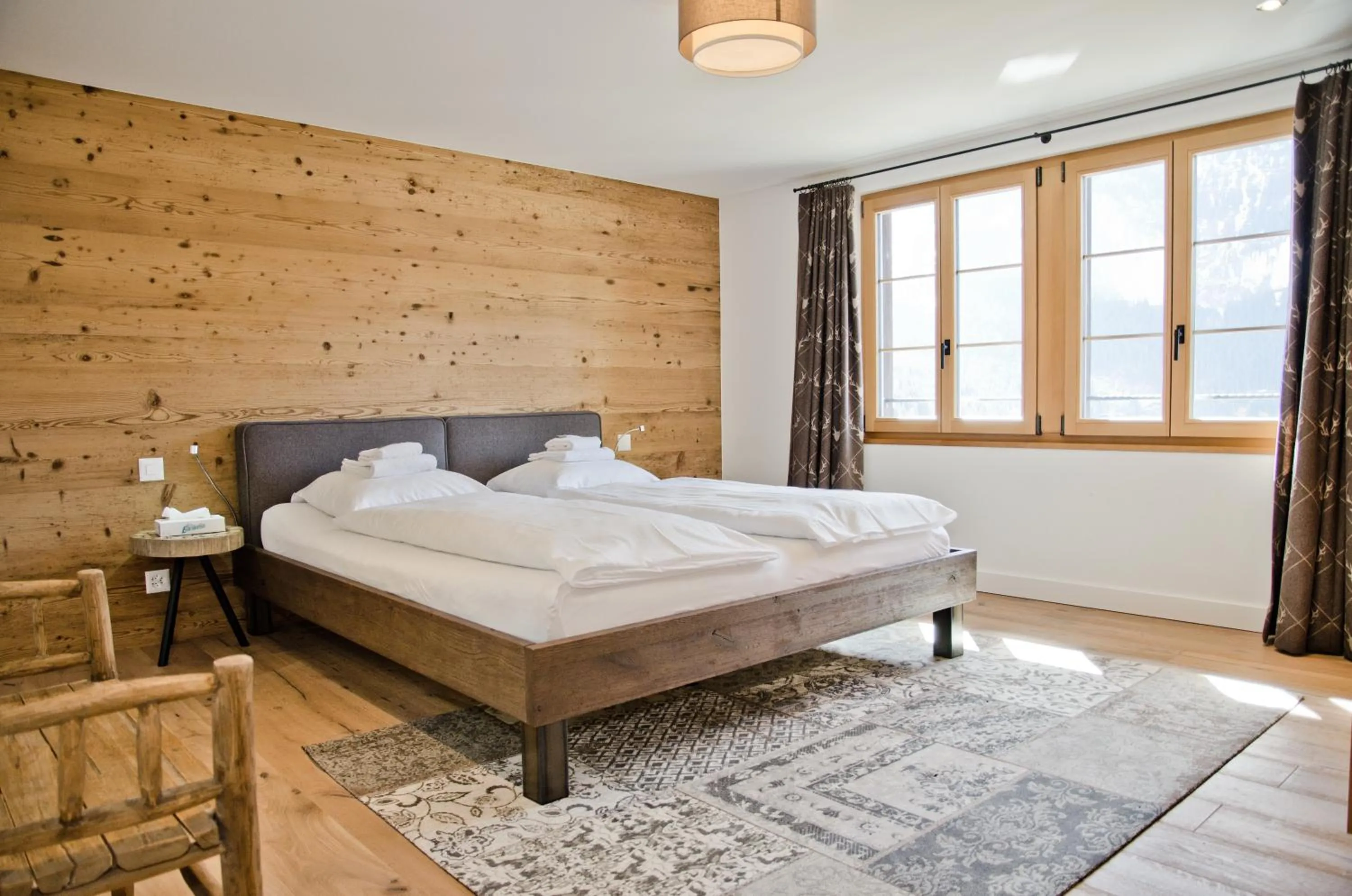 Bedroom, Bed in Apartment Fortuna 5.5 - GriwaRent AG