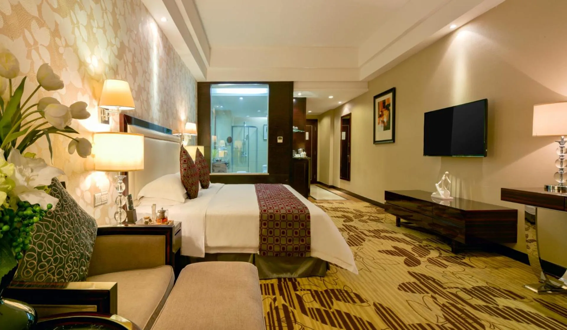 Bed in Country Garden Phoenix Hotel Huizhou Huiyang