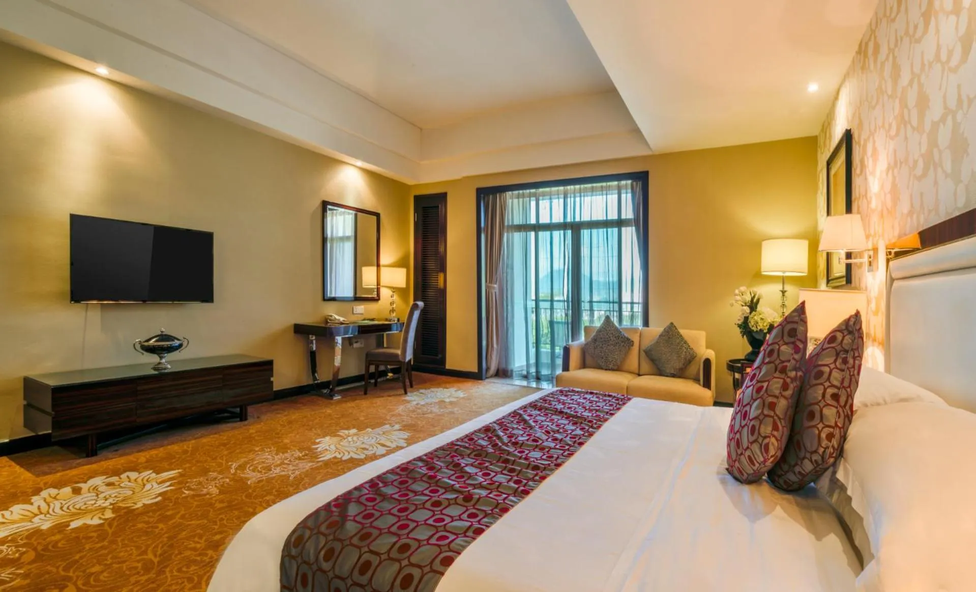 Bed in Country Garden Phoenix Hotel Huizhou Huiyang