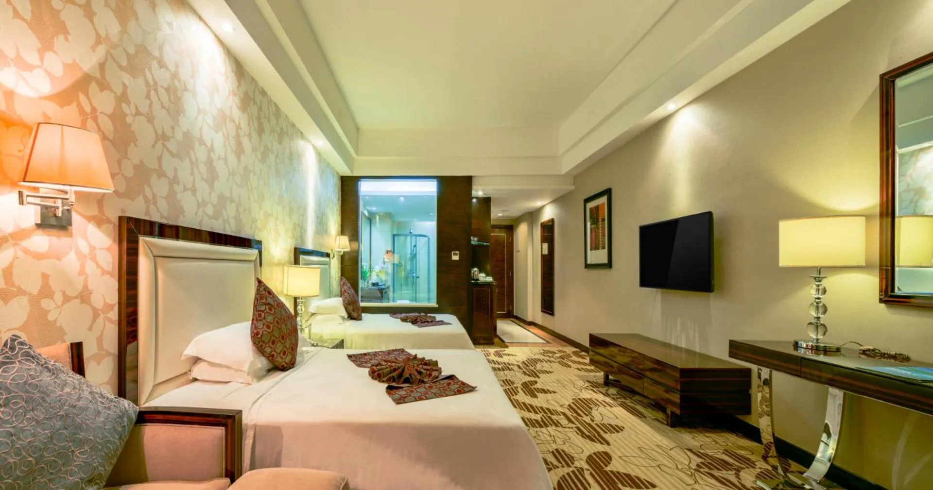 Bed in Country Garden Phoenix Hotel Huizhou Huiyang