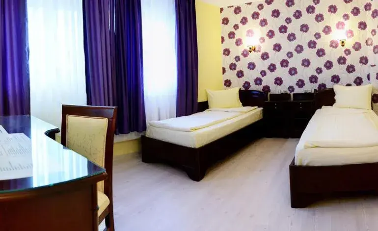 Twin Room in Pensiunea Junior Twin Room in Pensiunea Junior
