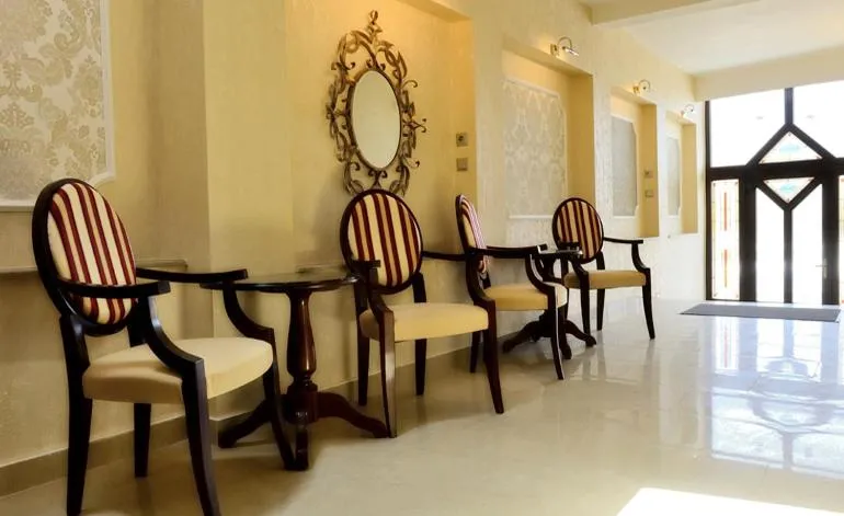 Seating area in Pensiunea Junior
