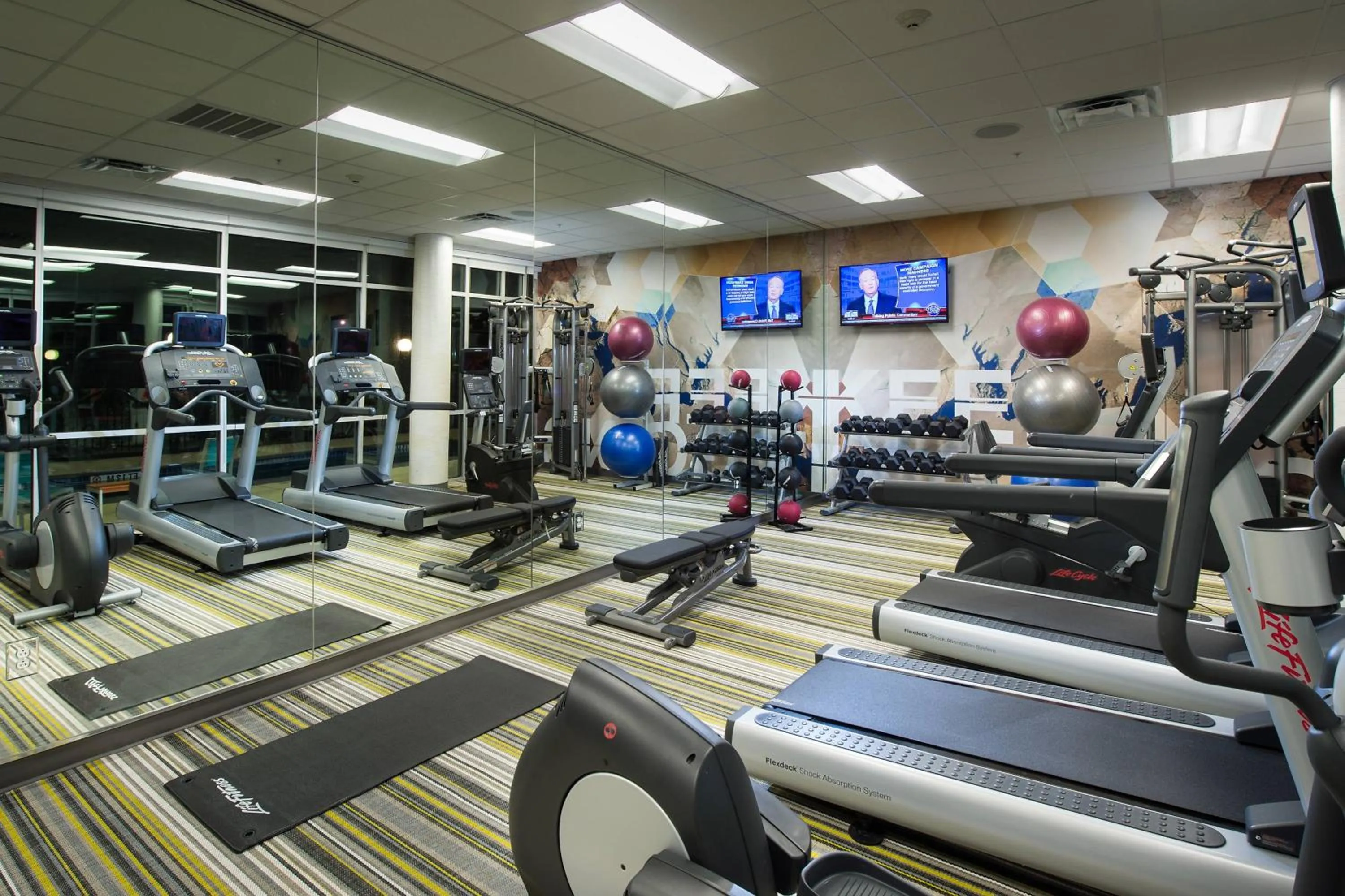 Fitness centre/facilities in SpringHill Suites by Marriott Houston Hwy. 290/NW Cypress