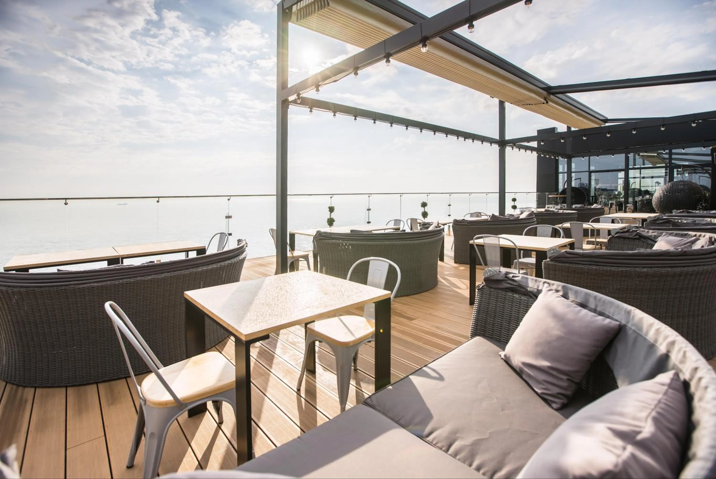 Patio in M1 Club Hotel