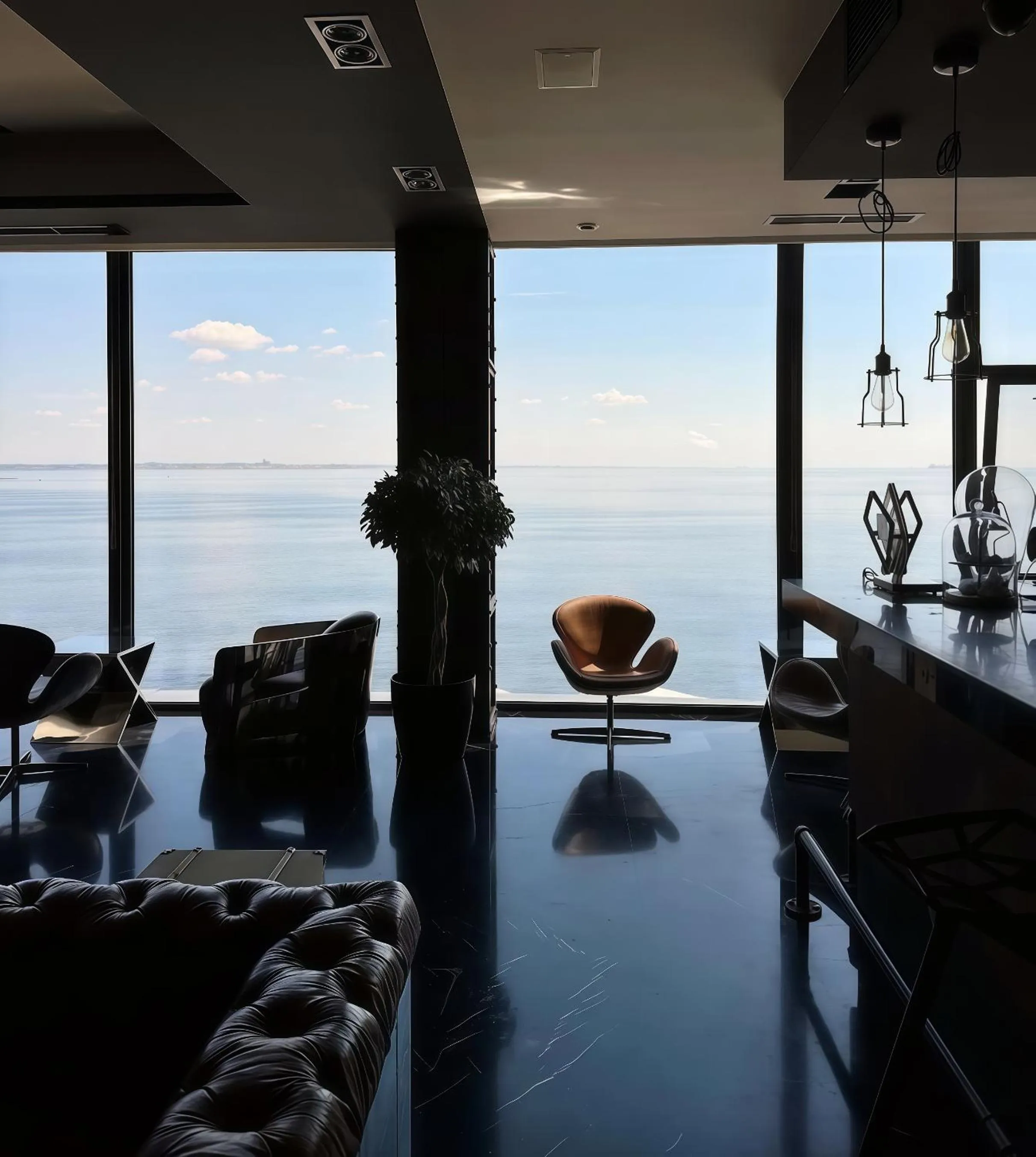 Lobby or reception in M1 Club Hotel