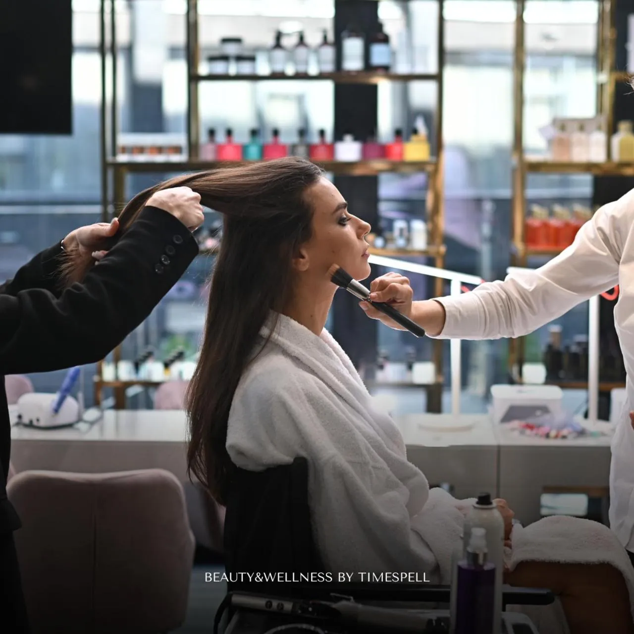 hair dresser in M1 Club Hotel