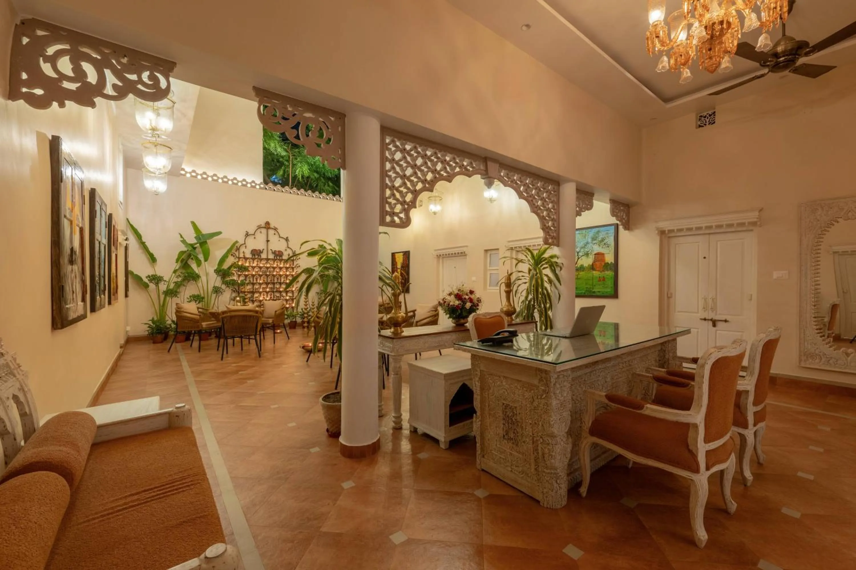 Lobby or reception in juSTa Luxe Kashi Parampara, Varanasi