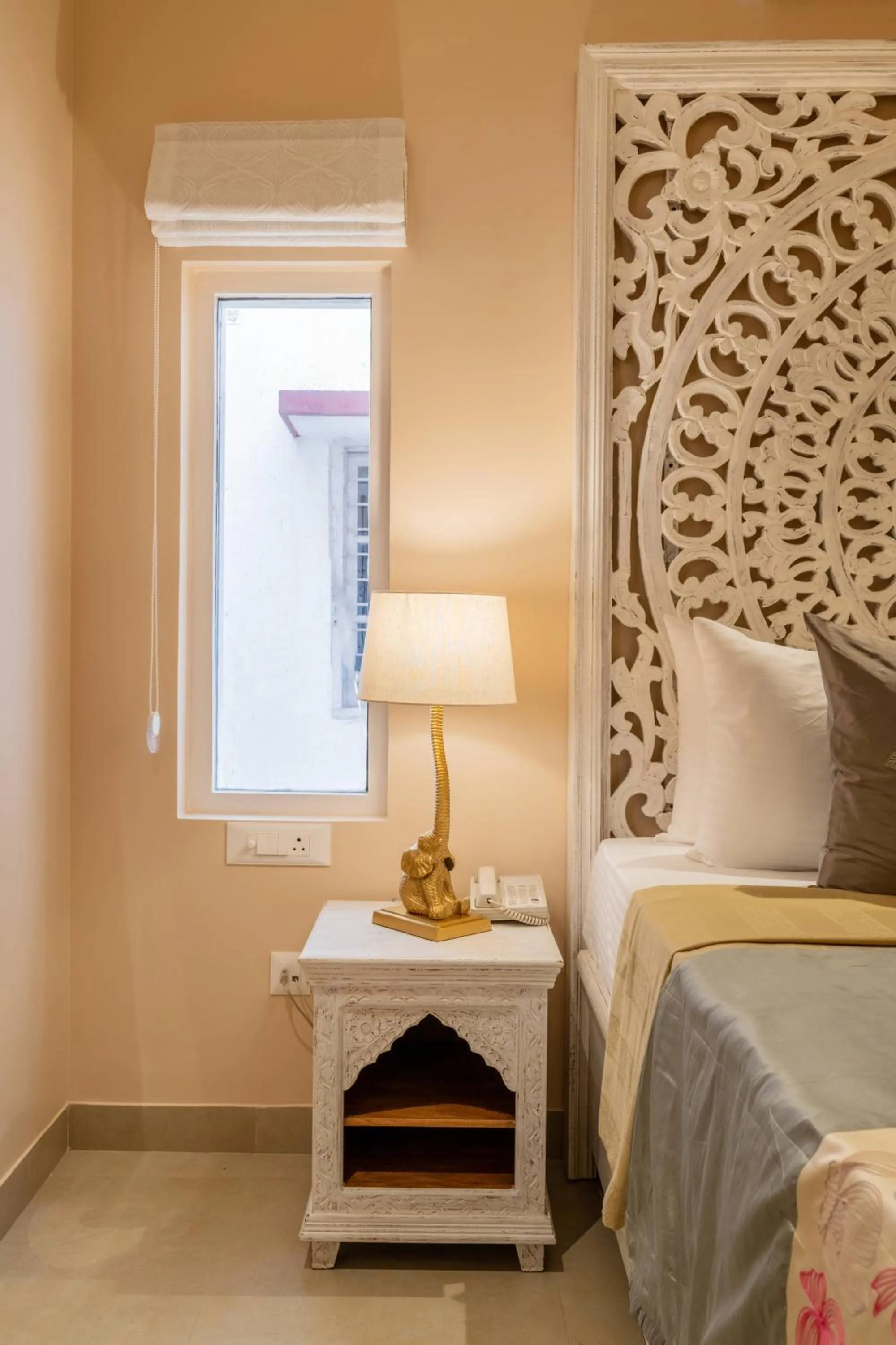 Bedroom, Bed in juSTa Luxe Kashi Parampara, Varanasi