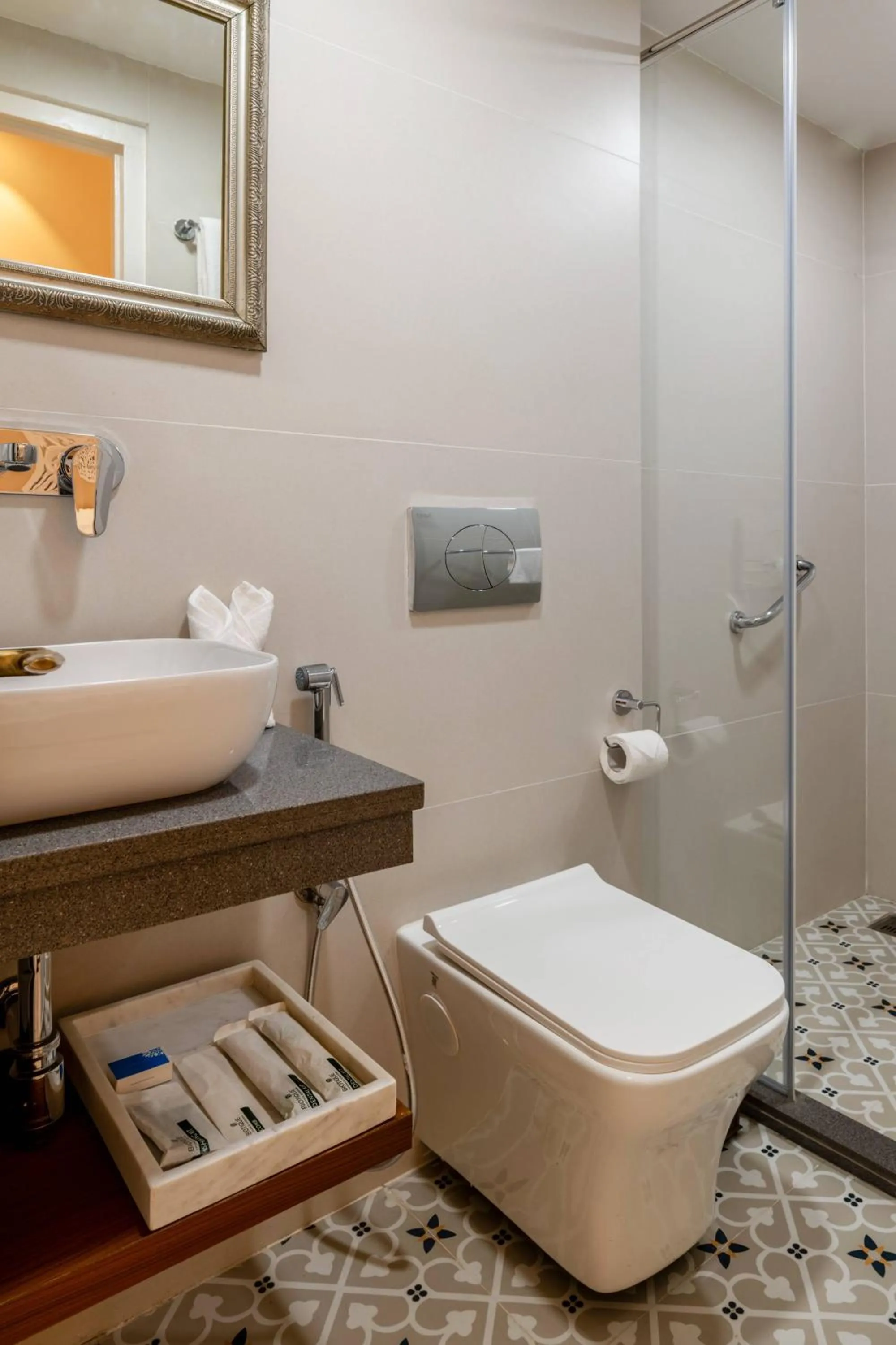 Bathroom in juSTa Luxe Kashi Parampara, Varanasi