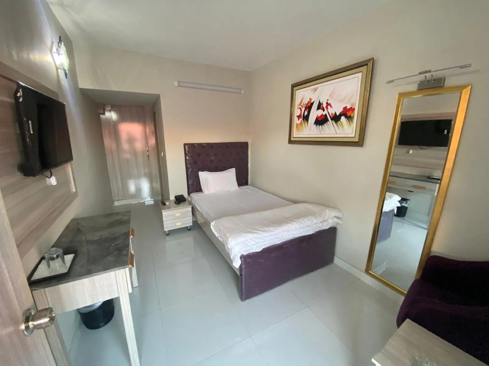 Bed in Airport Hotel