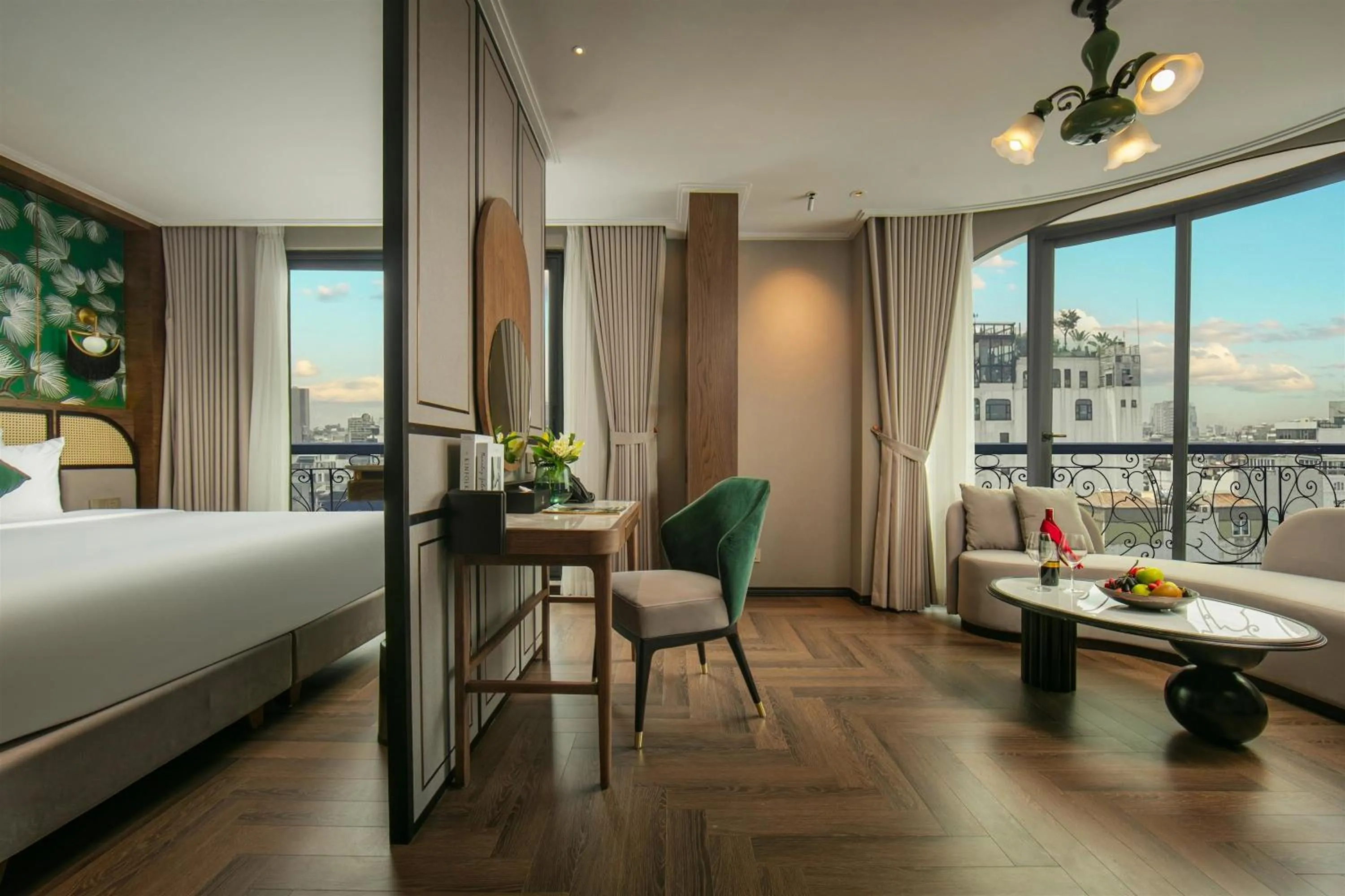 View (from property/room), Bed in Proverb Hotel Hanoi