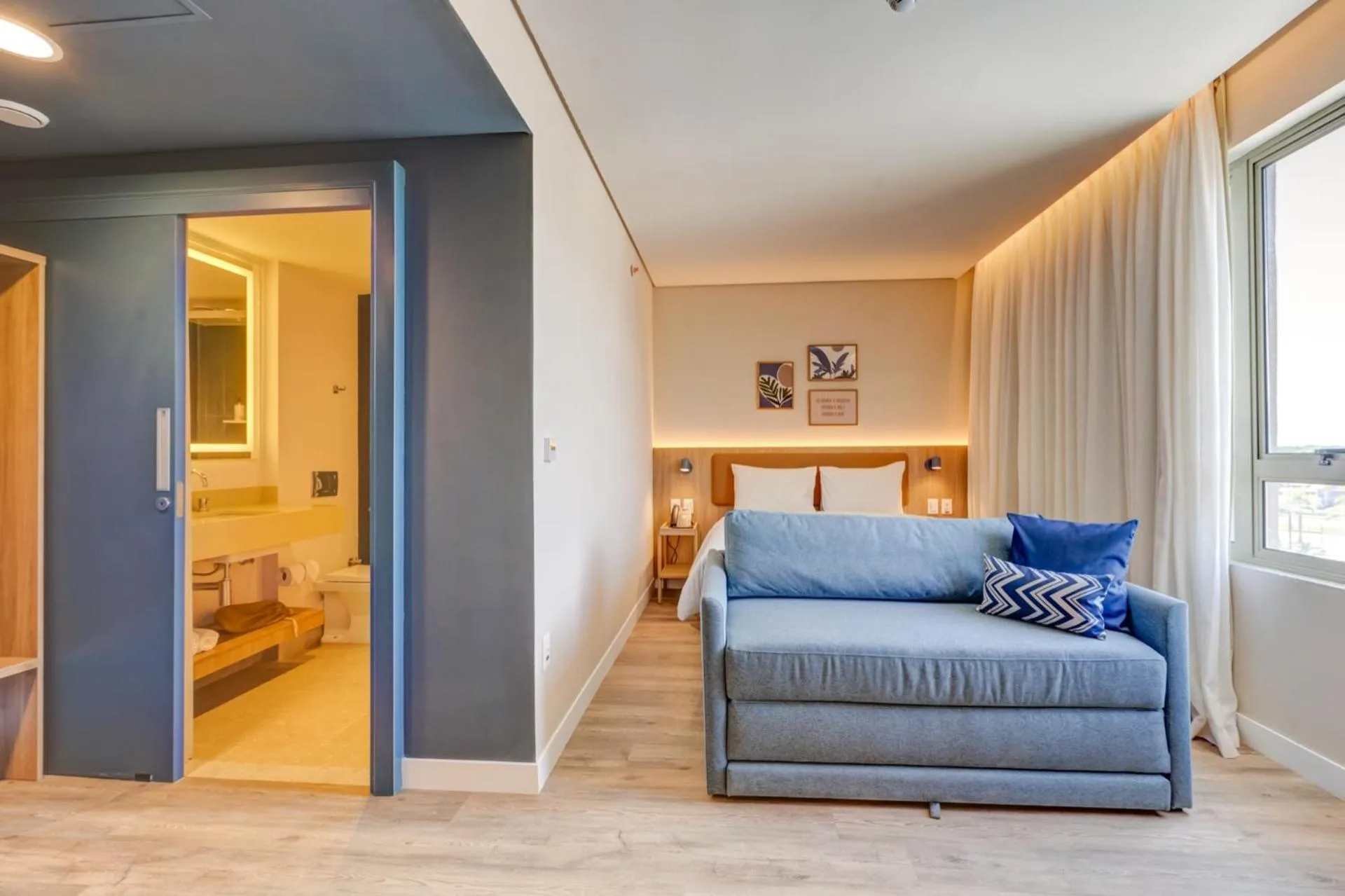 Bedroom, Bed in Hampton By Hilton Caraguatatuba Serramar