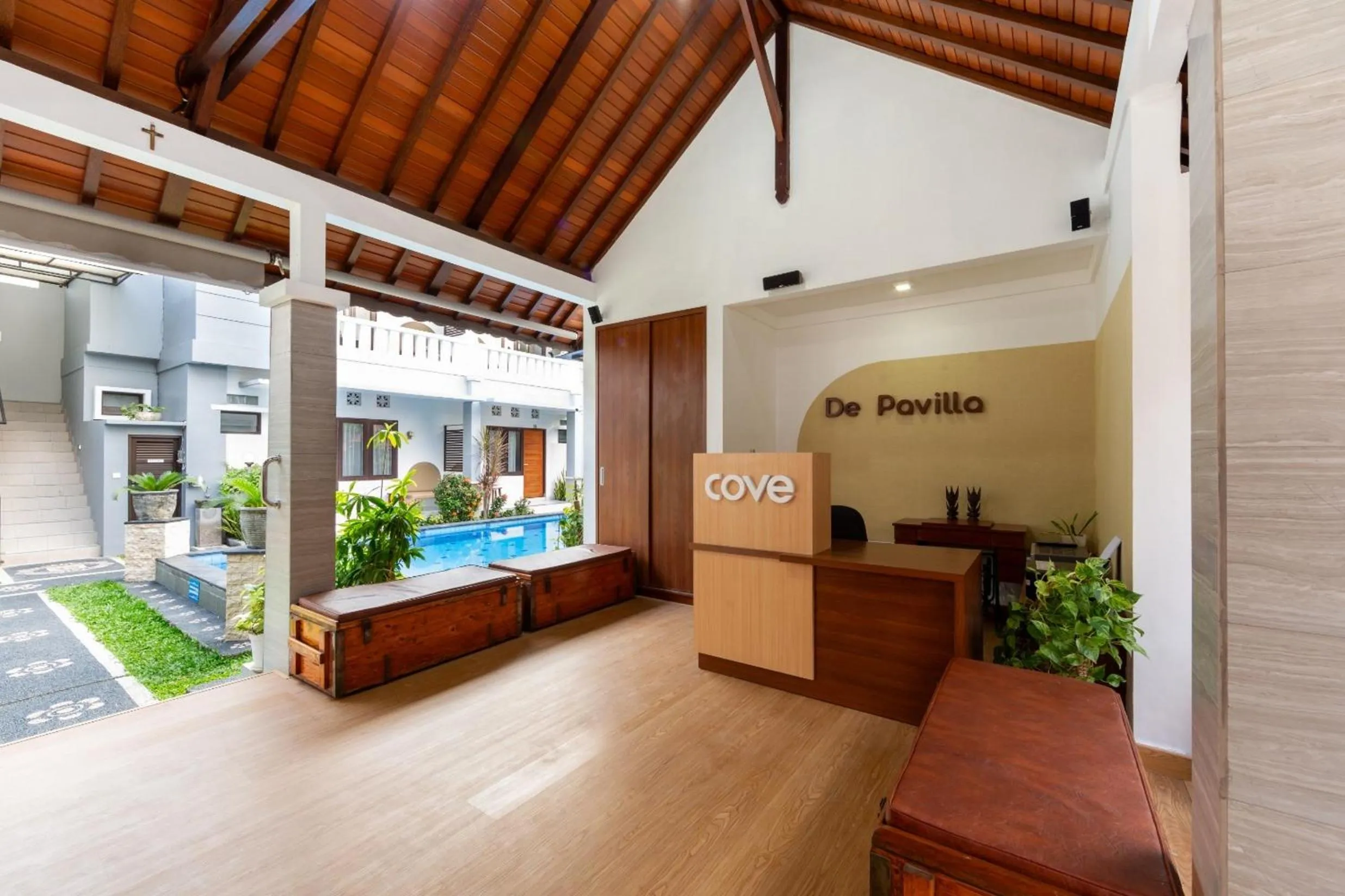 Lobby or reception in Cove De Pavilla