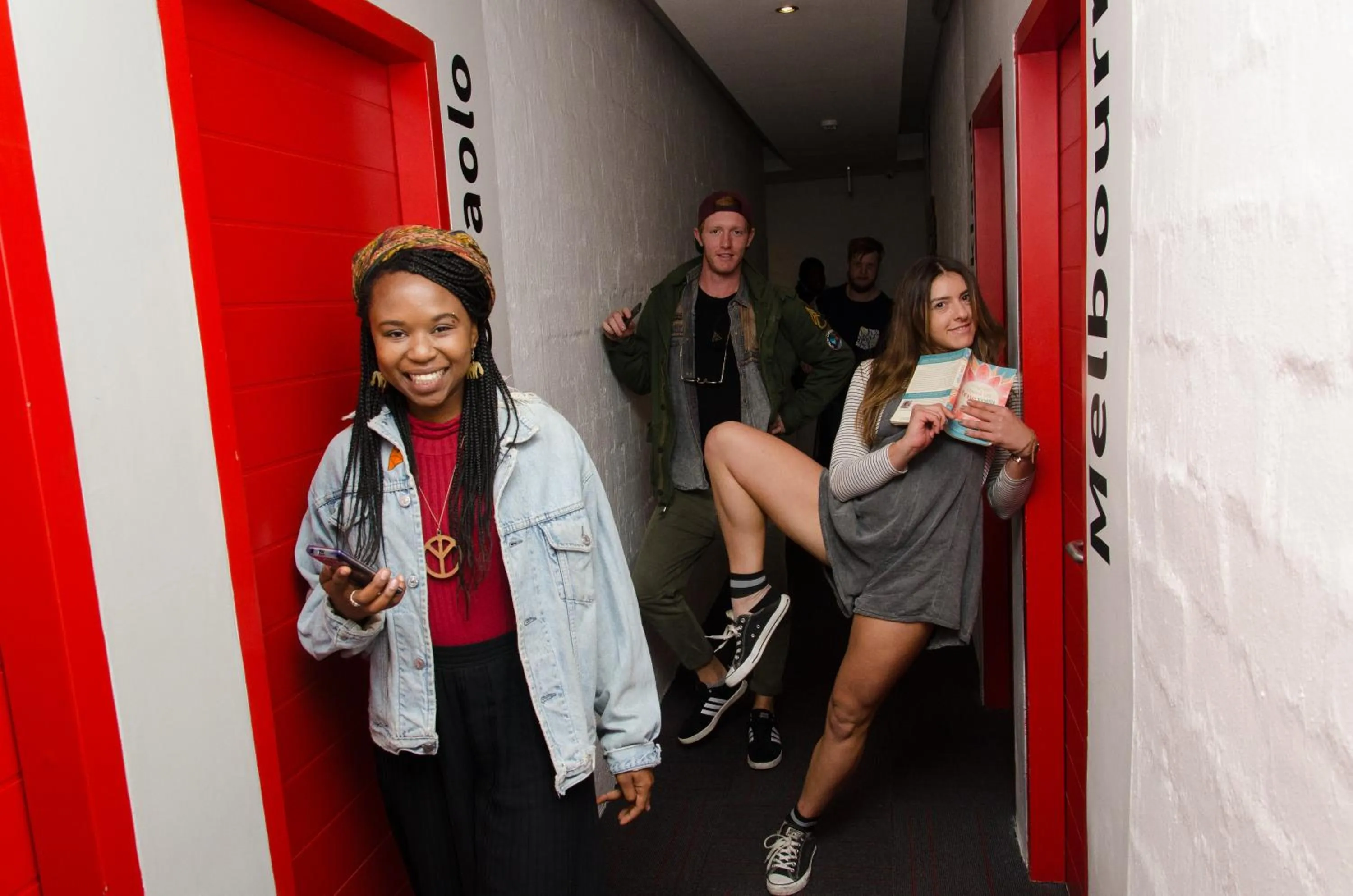 People in 91 Loop Boutique Hostel