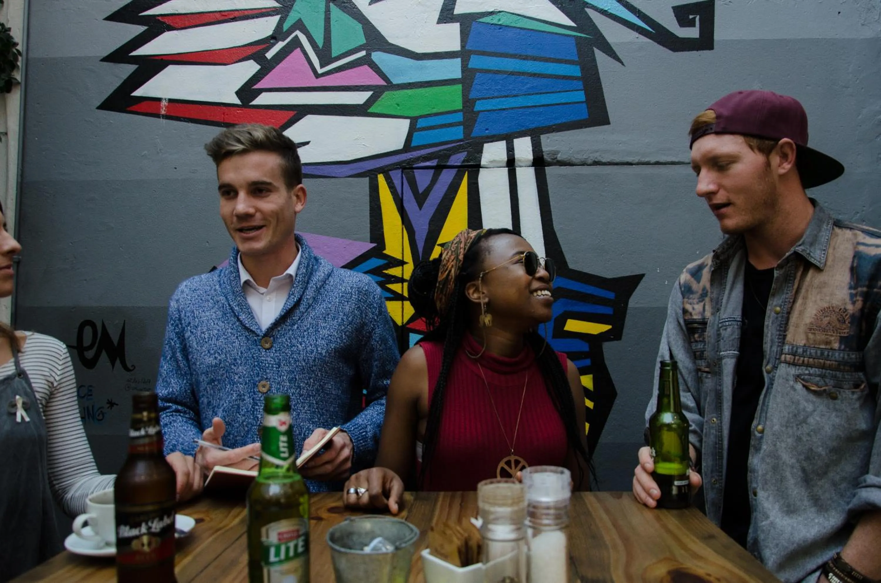 Patio in 91 Loop Boutique Hostel