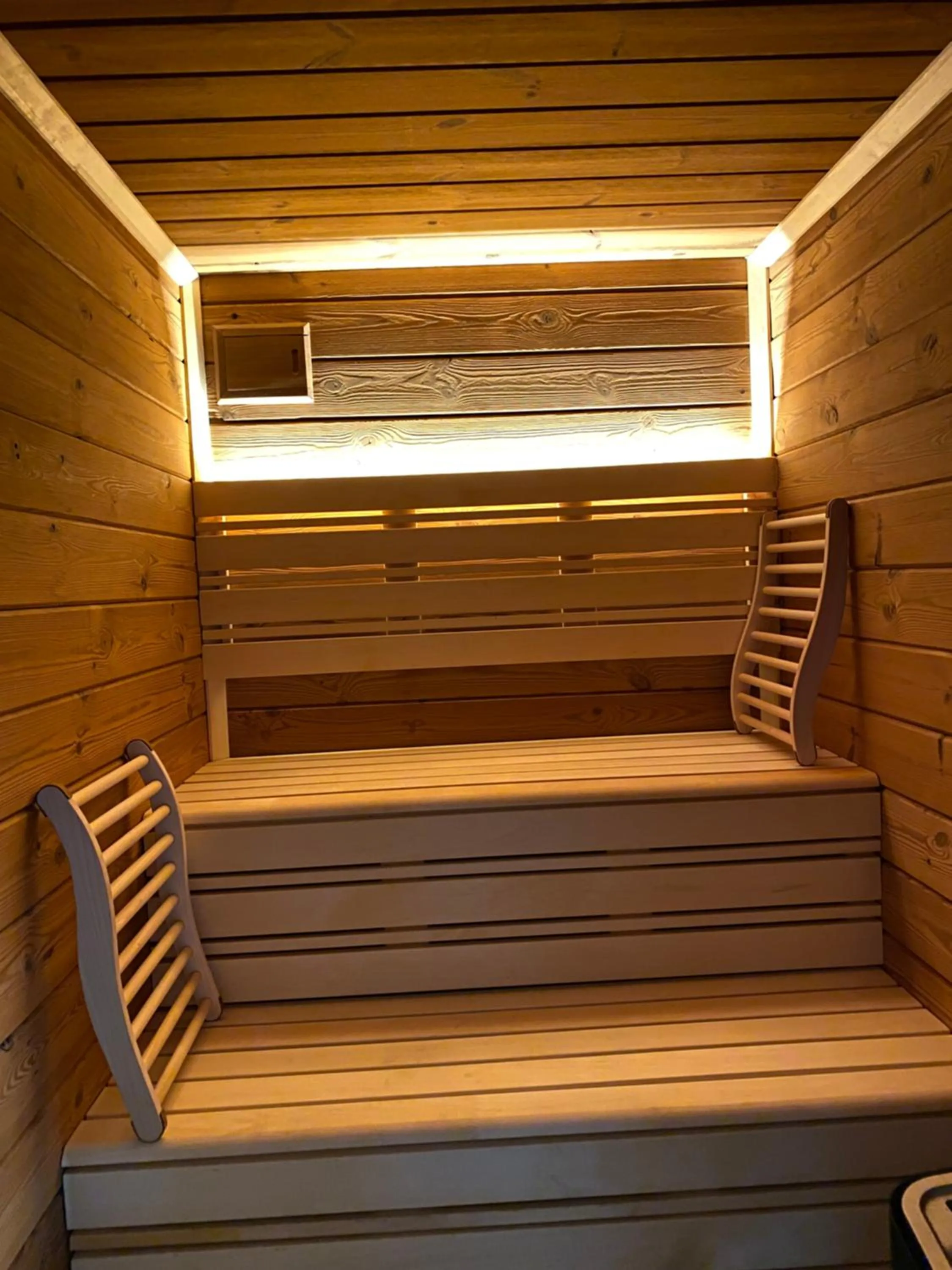 Sauna in Wellness Suiten mit Whirlpool am Stadtrand von Essen