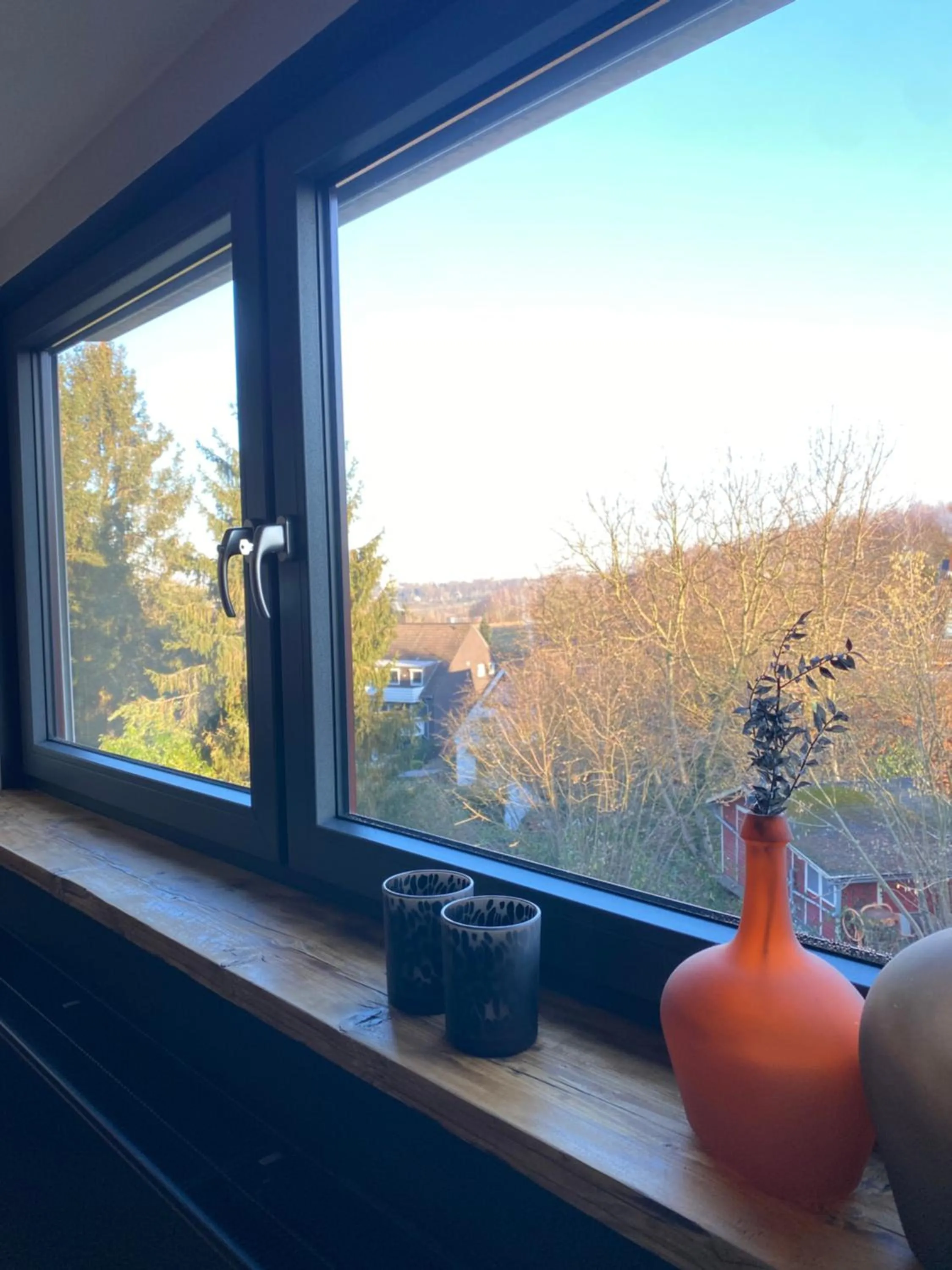 View (from property/room) in Wellness Suiten mit Whirlpool am Stadtrand von Essen