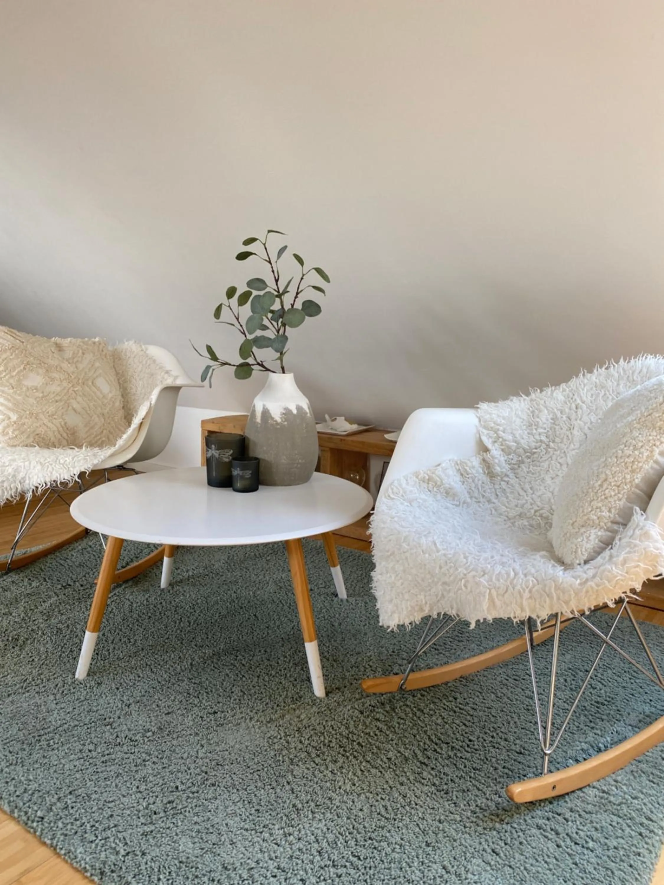 Seating area in Wellness Suiten mit Whirlpool am Stadtrand von Essen
