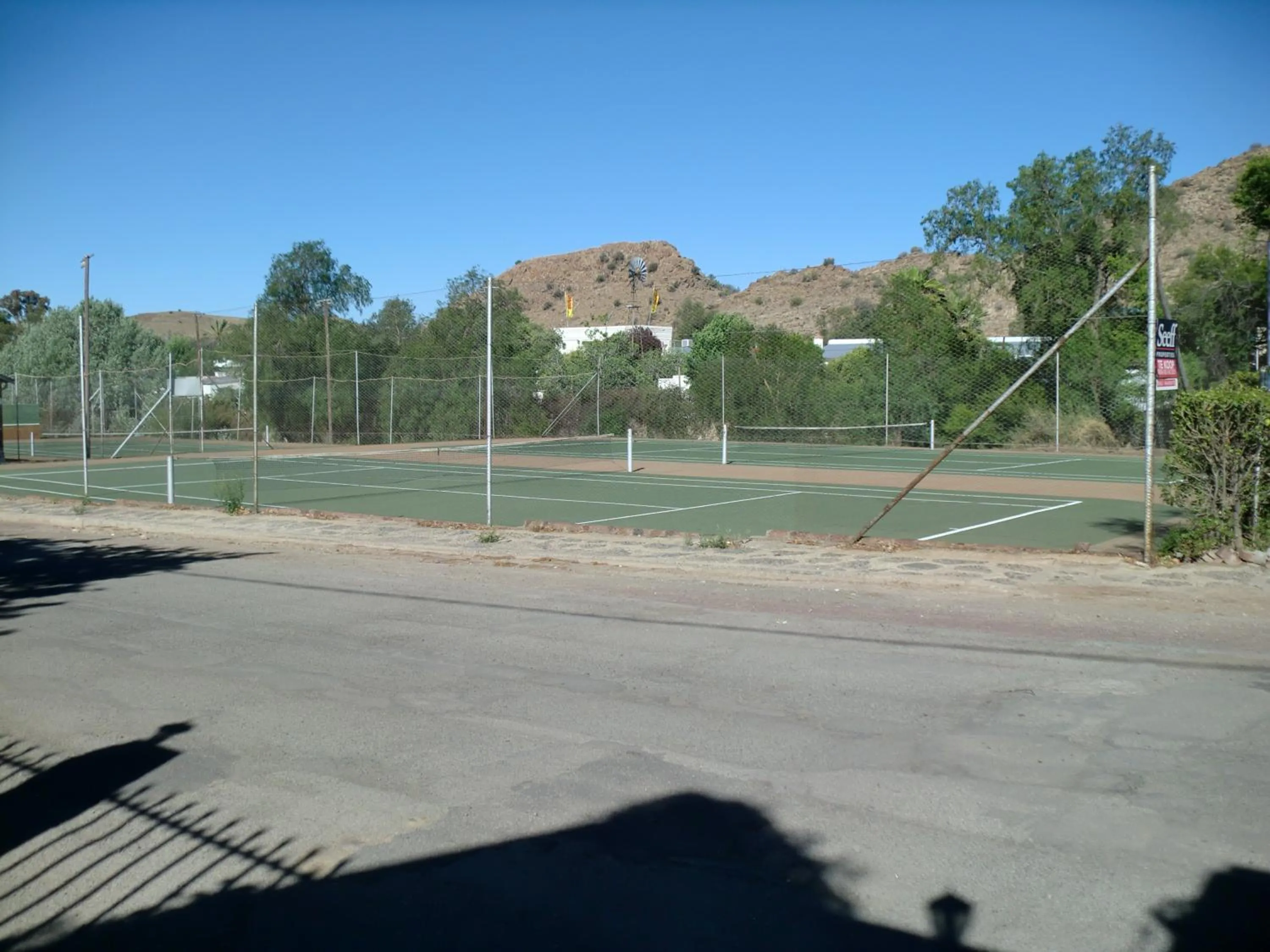 Tennis court in The Barracks