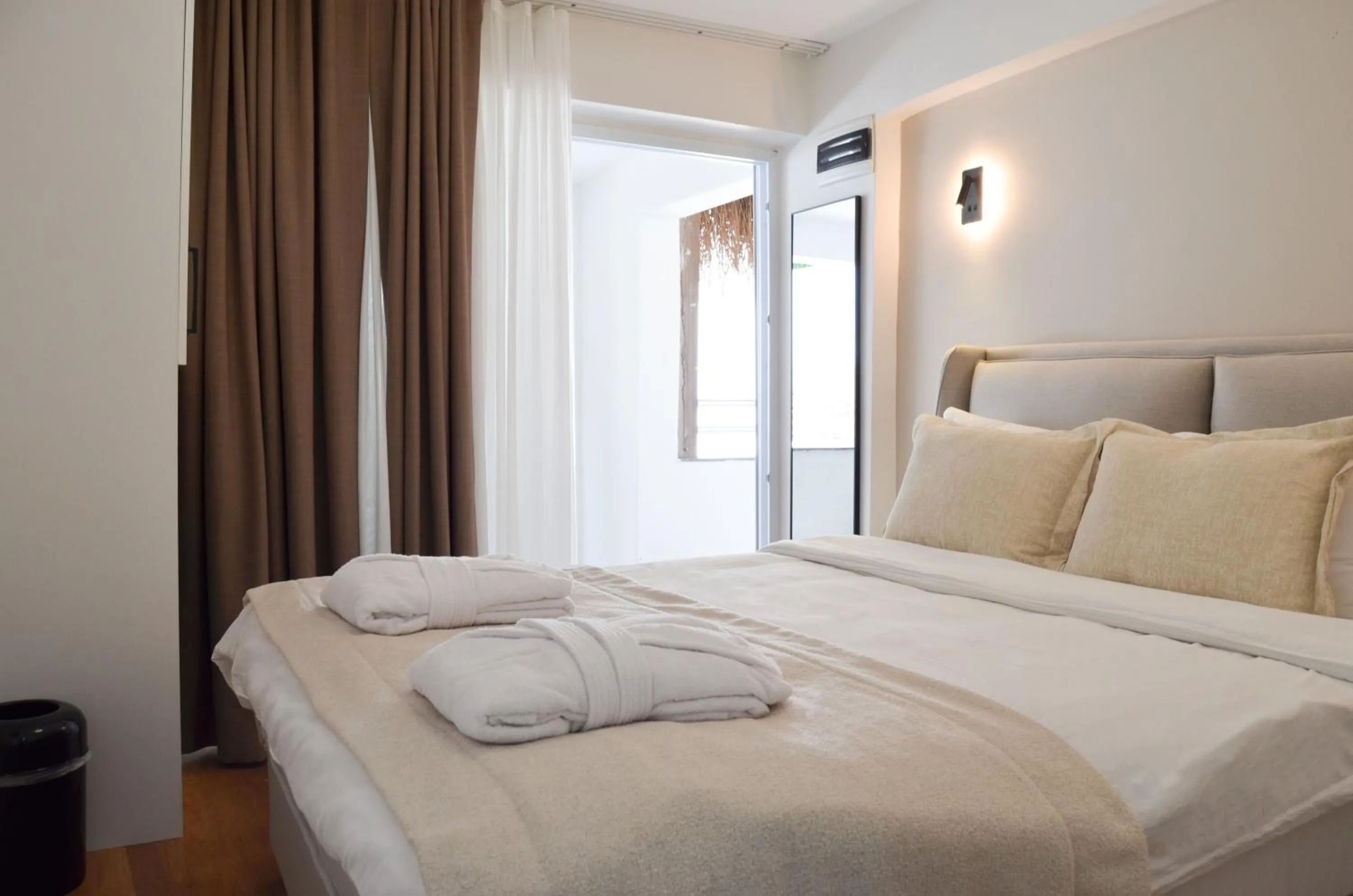 Bed in niXie Hotel Bodrum
