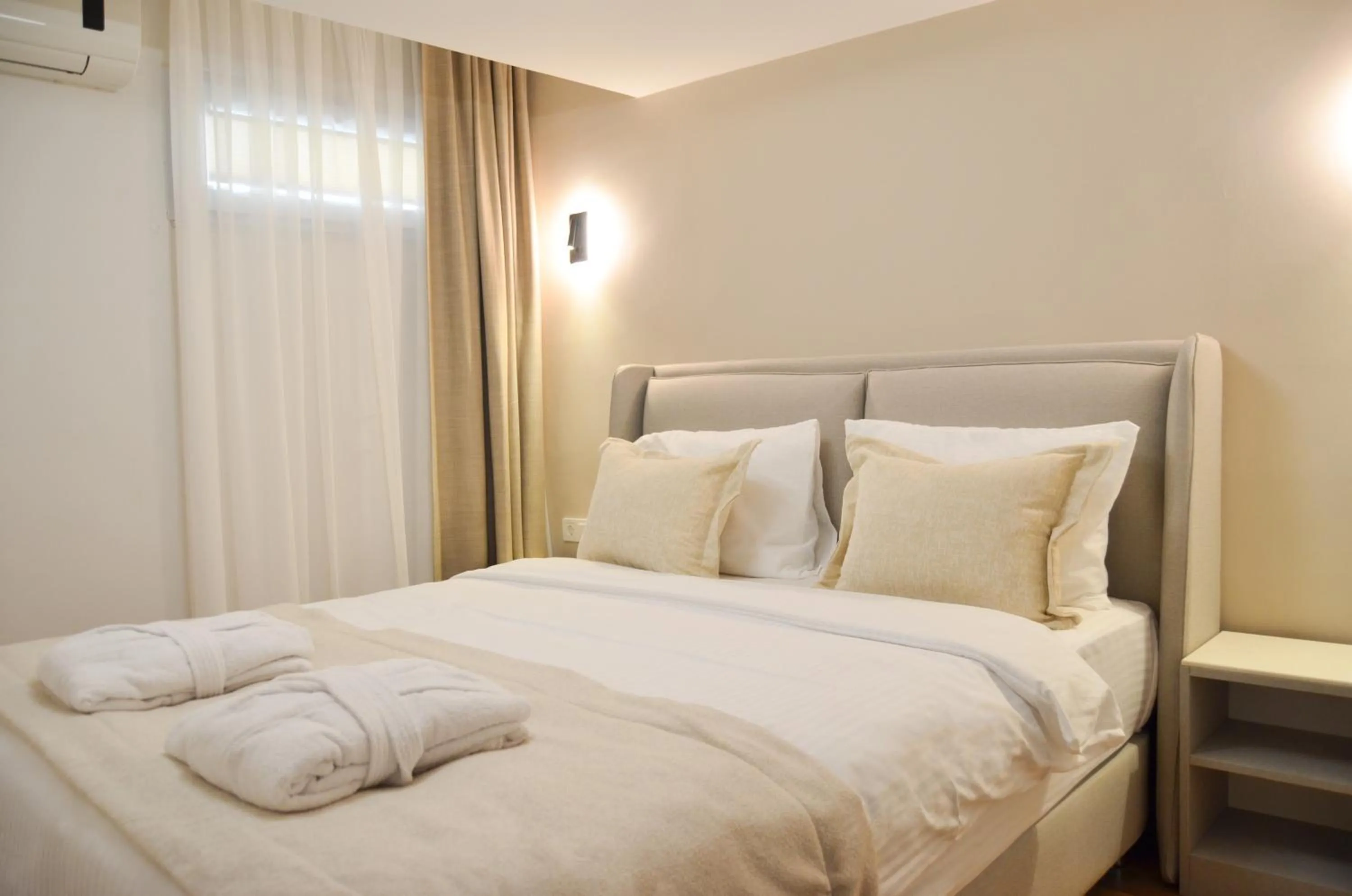 Bed in niXie Hotel Bodrum