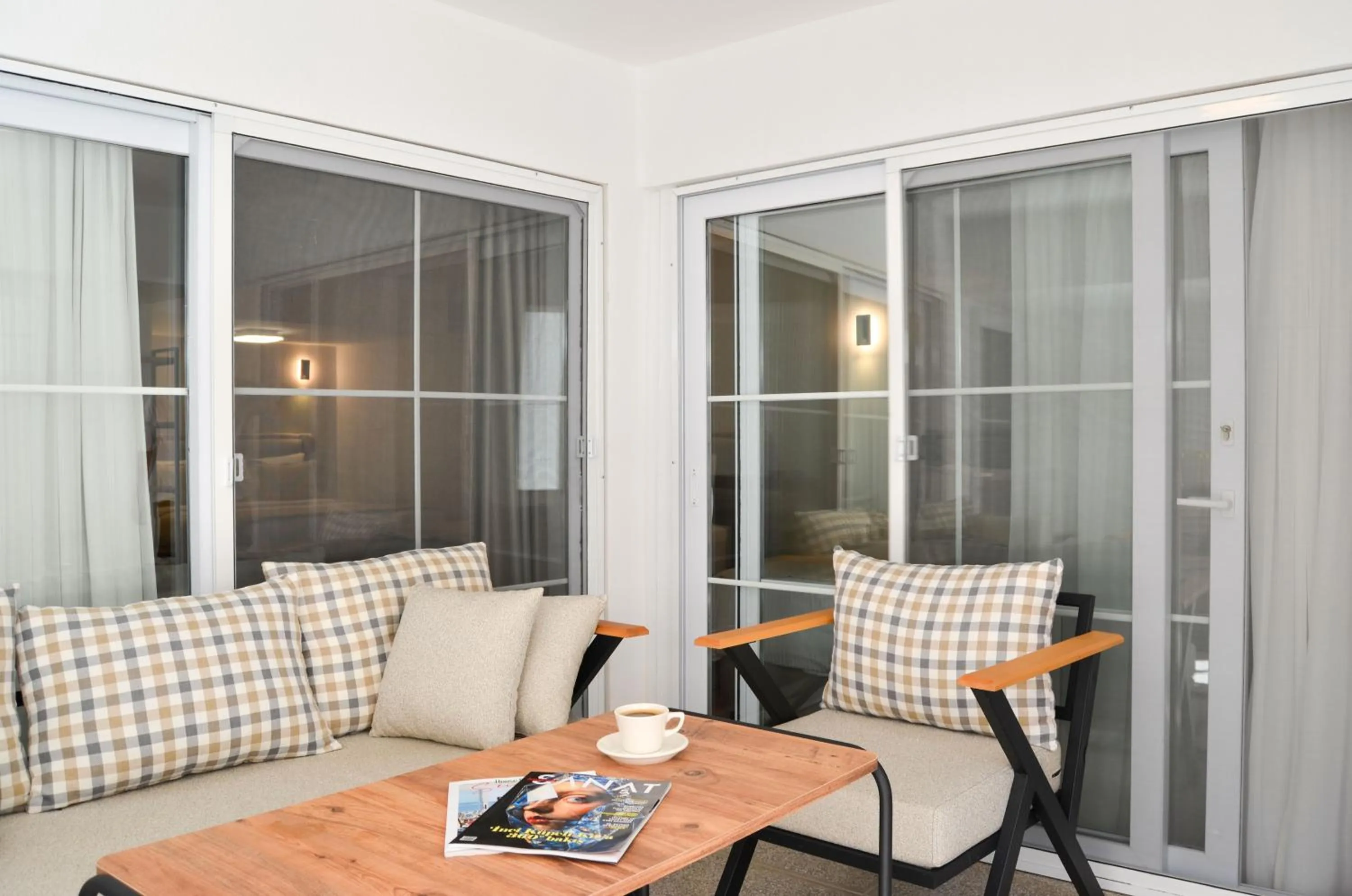 Patio in niXie Hotel Bodrum