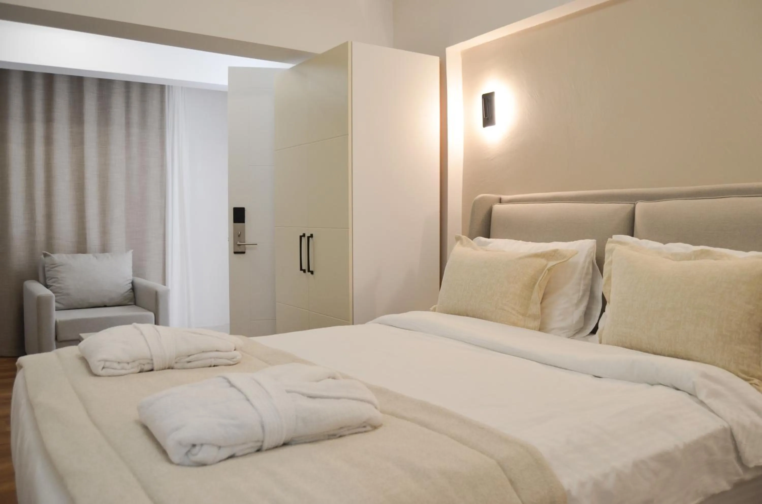 Bed in niXie Hotel Bodrum