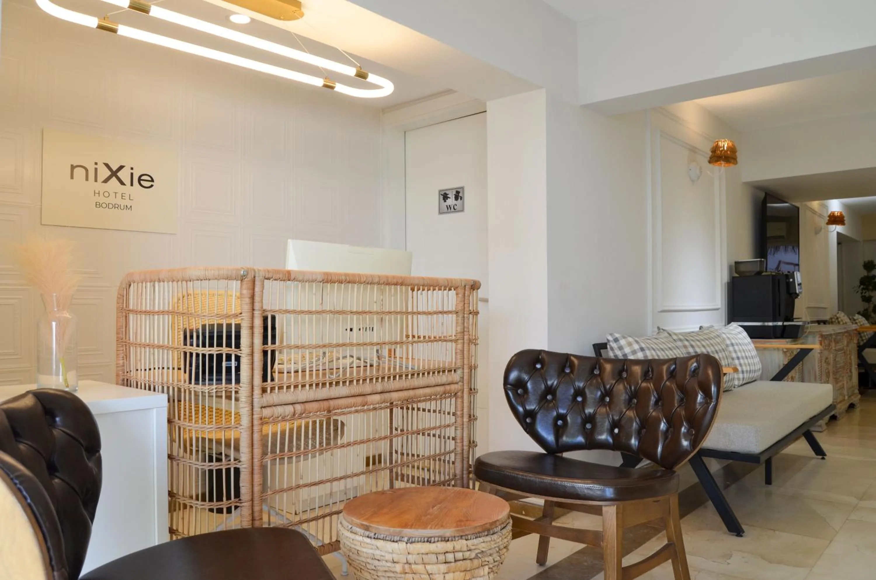 Lobby or reception, Bed in niXie Hotel Bodrum