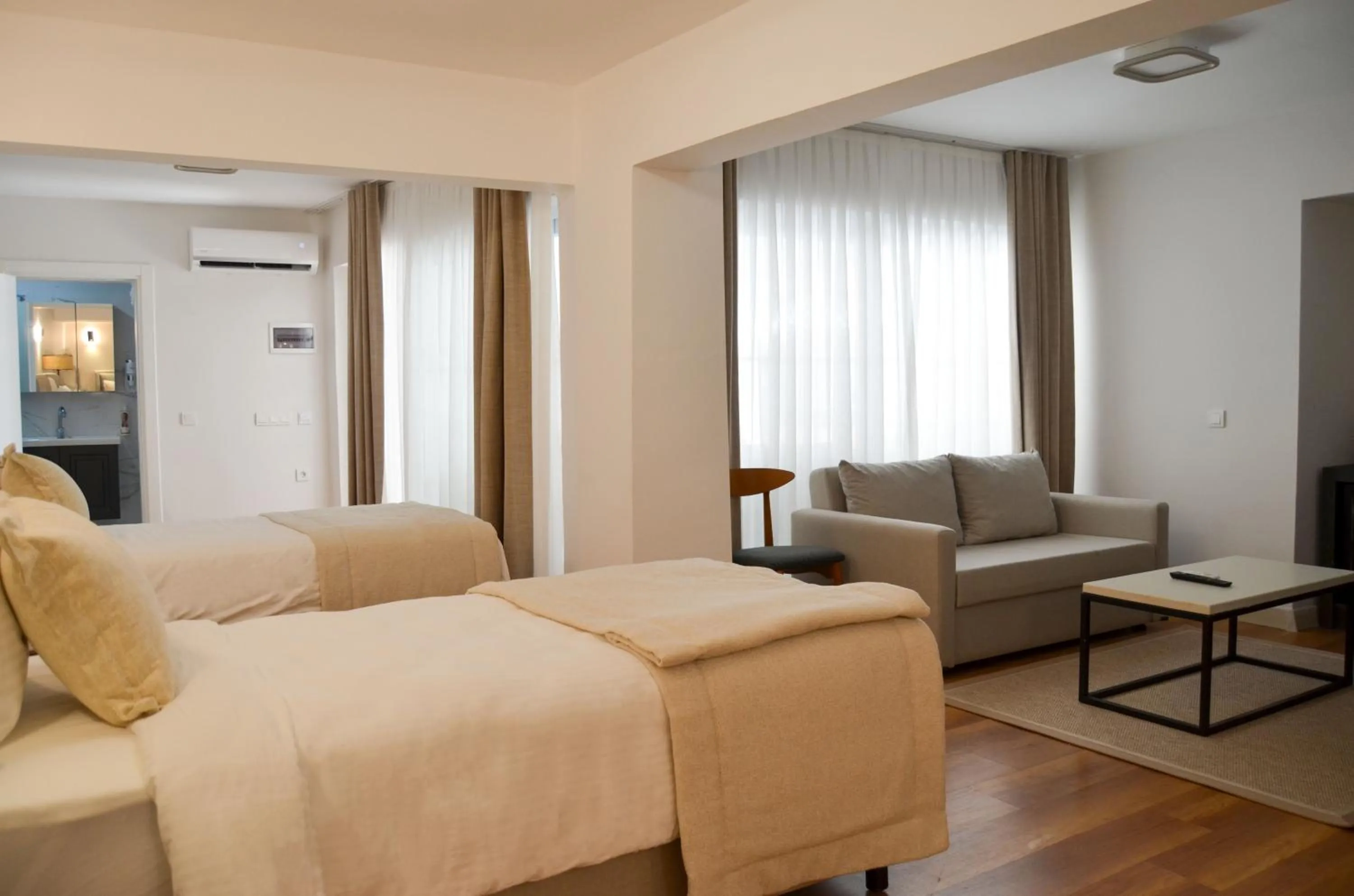 Bed in niXie Hotel Bodrum